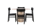 Venture Home OliviaDiningbord-WhiteWashVeneer+MontrosDiningstol-Natural/NaturalRubberwood_4