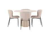 Venture Home OliviaDiningbord-WhiteWashVeneer+ModestoDiningstol-Beige/BeigeBoucle_4