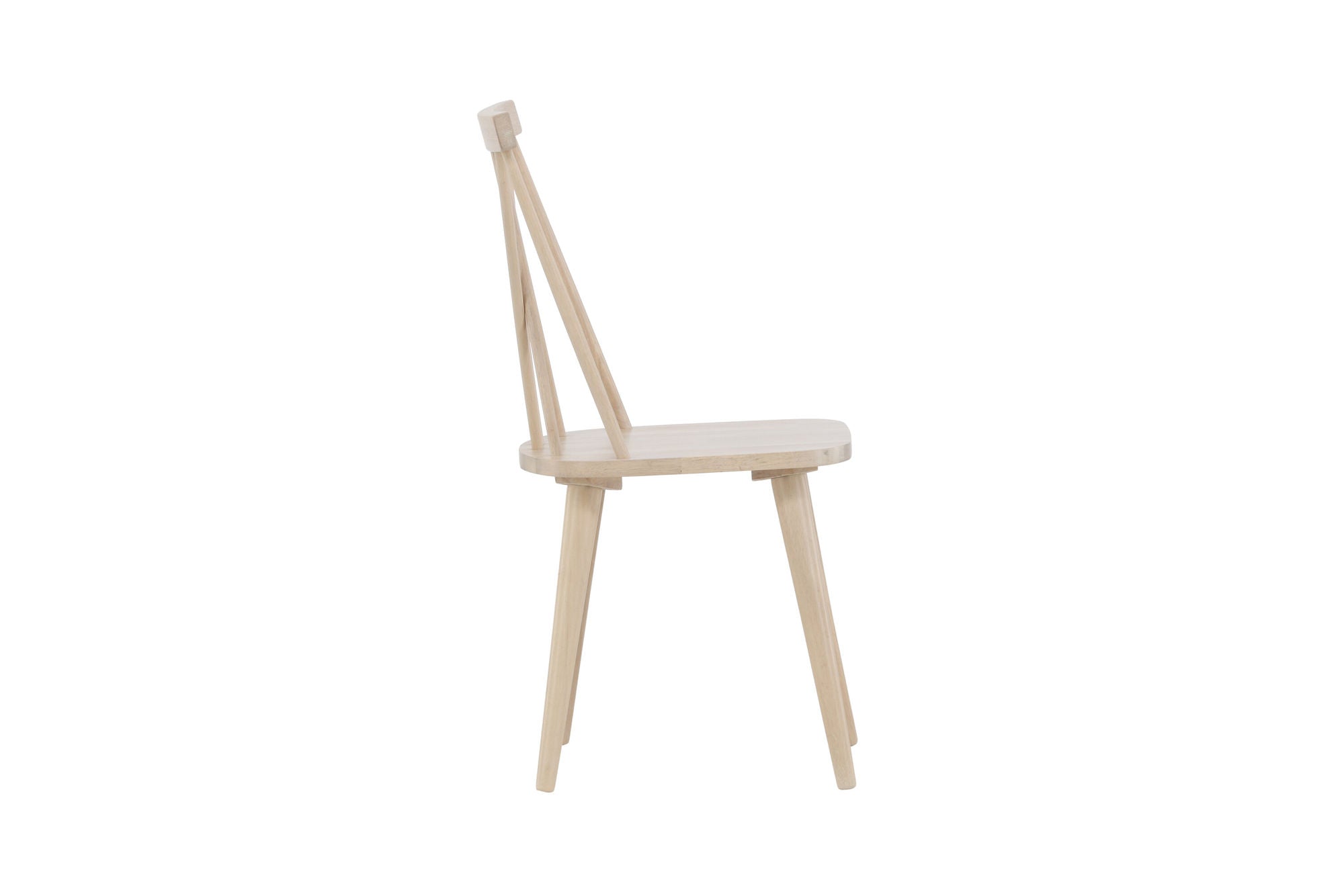 Venture Home Mariette Spisebordsstol 2-pack - Whitewash / Whitewash Solid Rubber Wood