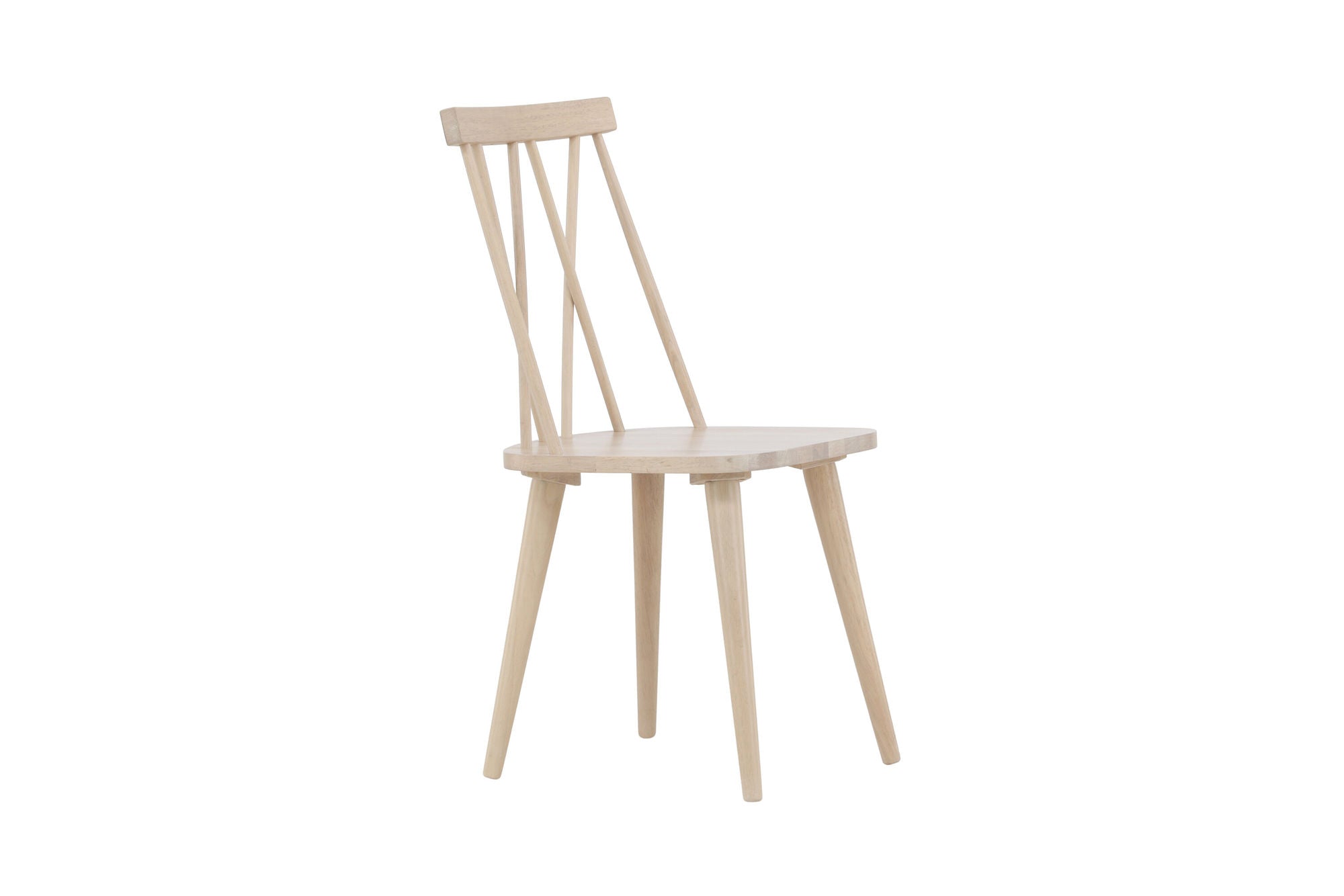 Venture Home Mariette Spisebordsstol 2-pack - Whitewash / Whitewash Solid Rubber Wood