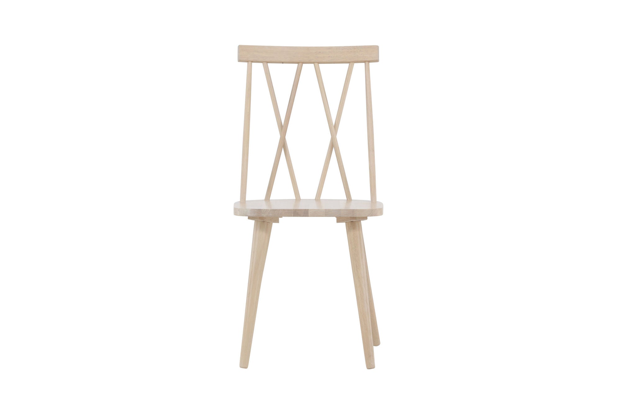 Venture Home Mariette Spisebordsstol 2-pack - Whitewash / Whitewash Solid Rubber Wood