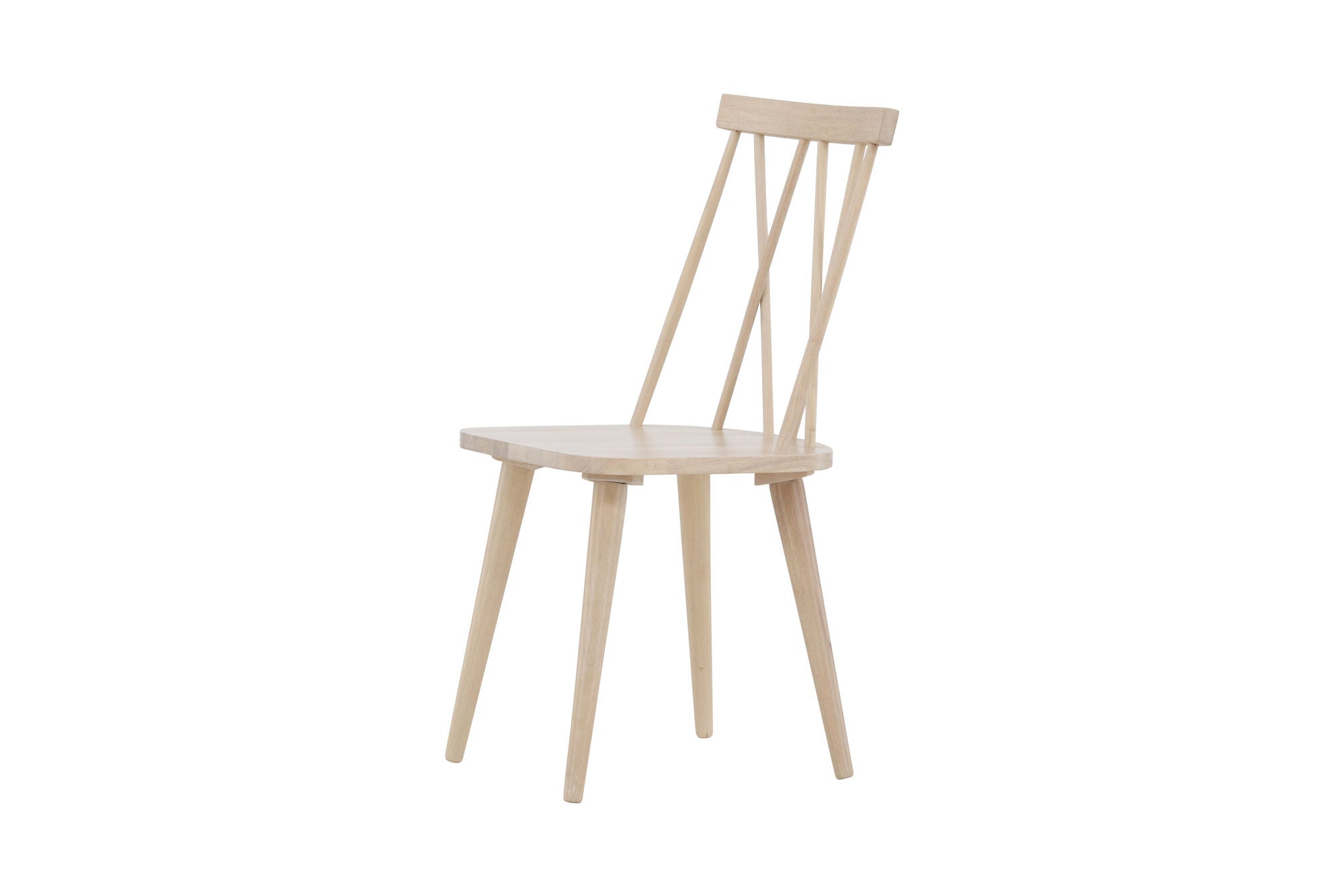 Venture Home Mariette Spisebordsstol 2-pack - Whitewash / Whitewash Solid Rubber Wood