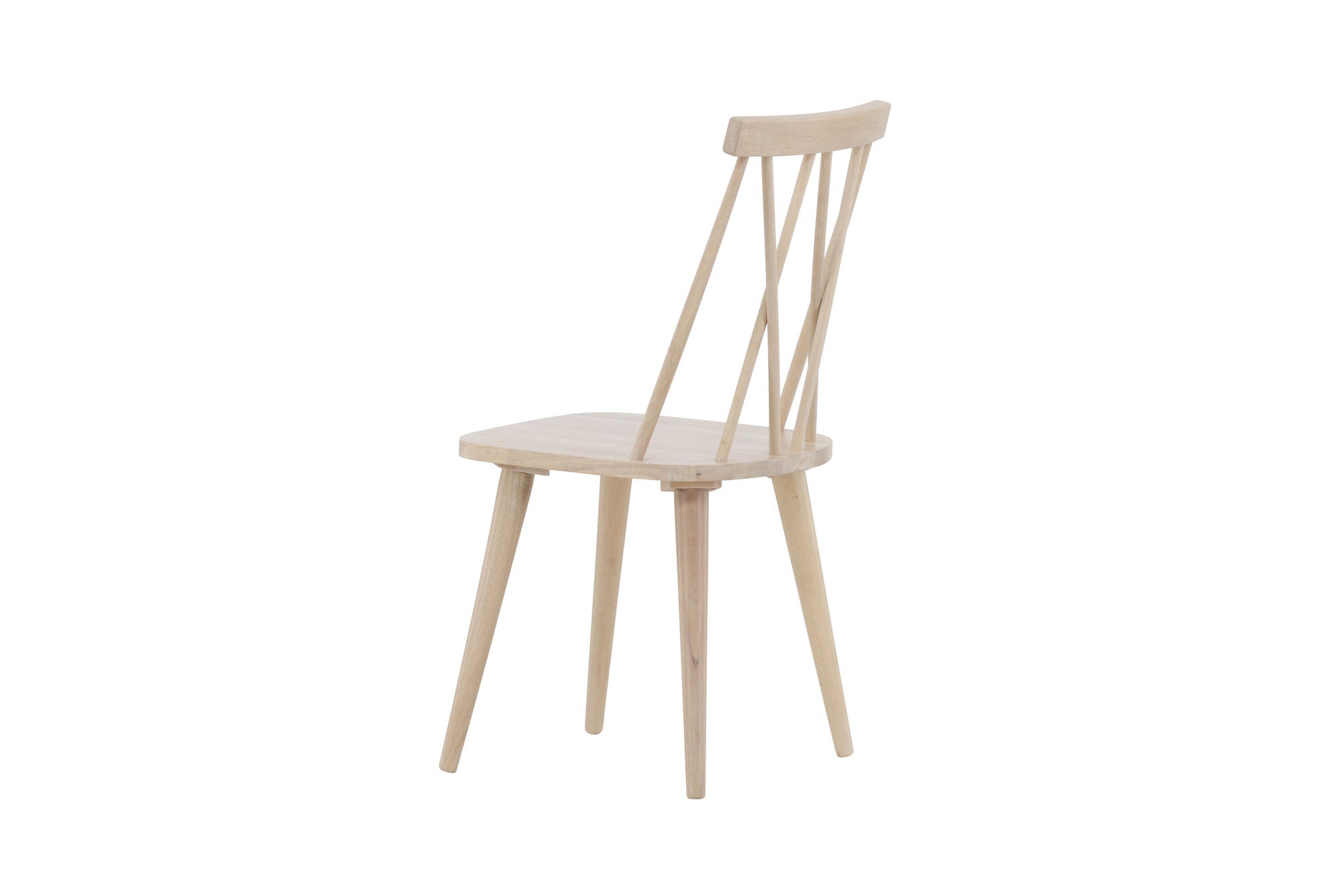 Venture Home Mariette Spisebordsstol 2-pack - Whitewash / Whitewash Solid Rubber Wood