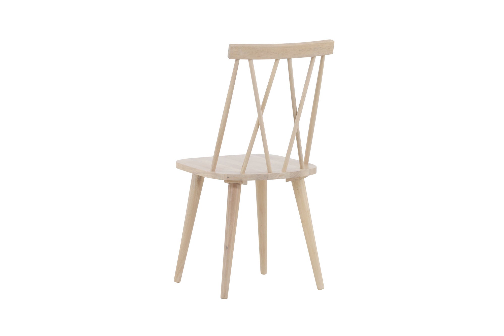 Venture Home Mariette Spisebordsstol 2-pack - Whitewash / Whitewash Solid Rubber Wood