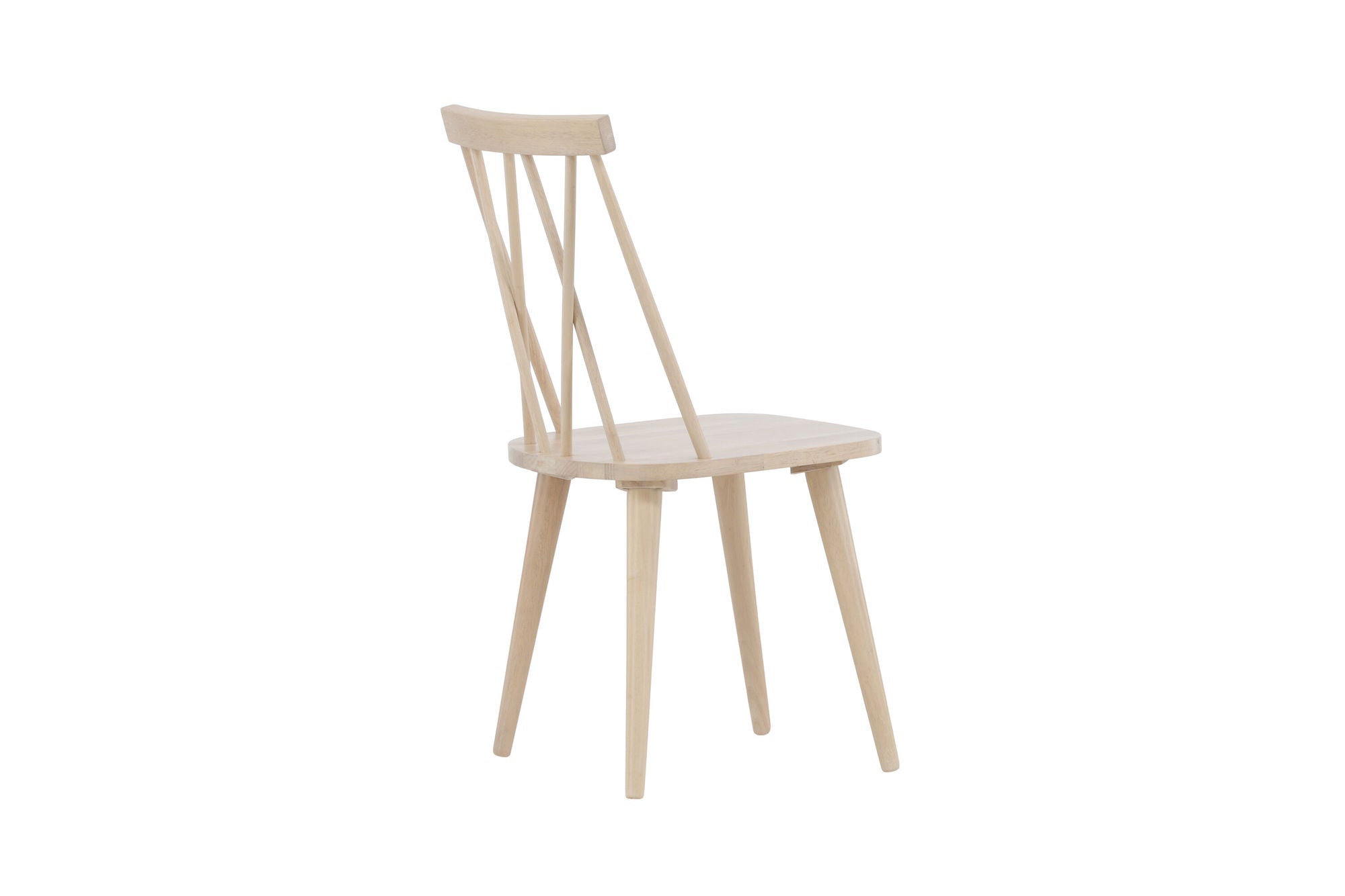 Venture Home Mariette Spisebordsstol 2-pack - Whitewash / Whitewash Solid Rubber Wood