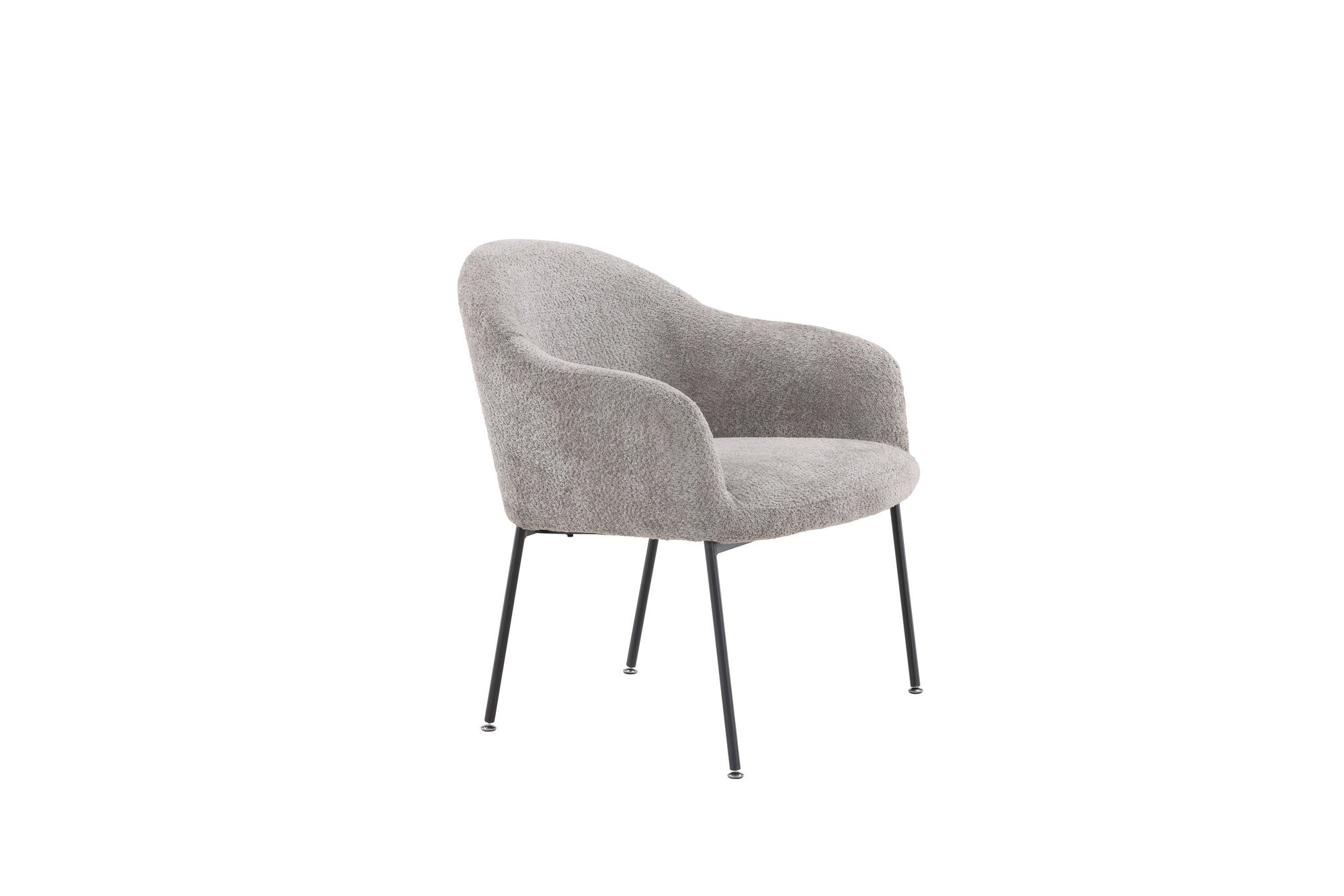 Venture Home Catania Single Sofa - Grey / Light grey Boucle