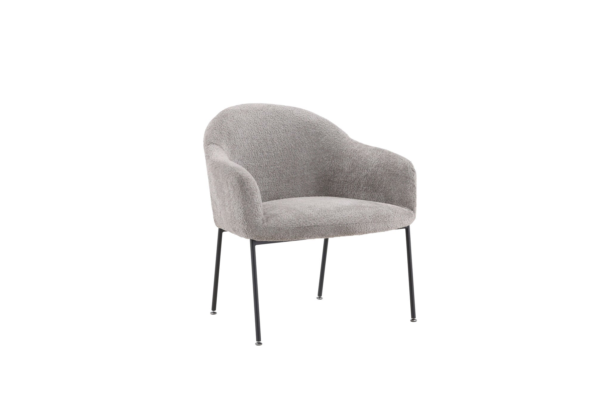 Venture Home Catania Single Sofa - Grey / Light grey Boucle