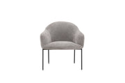 Venture Home Catania Single Sofa - Grey / Light grey Boucle