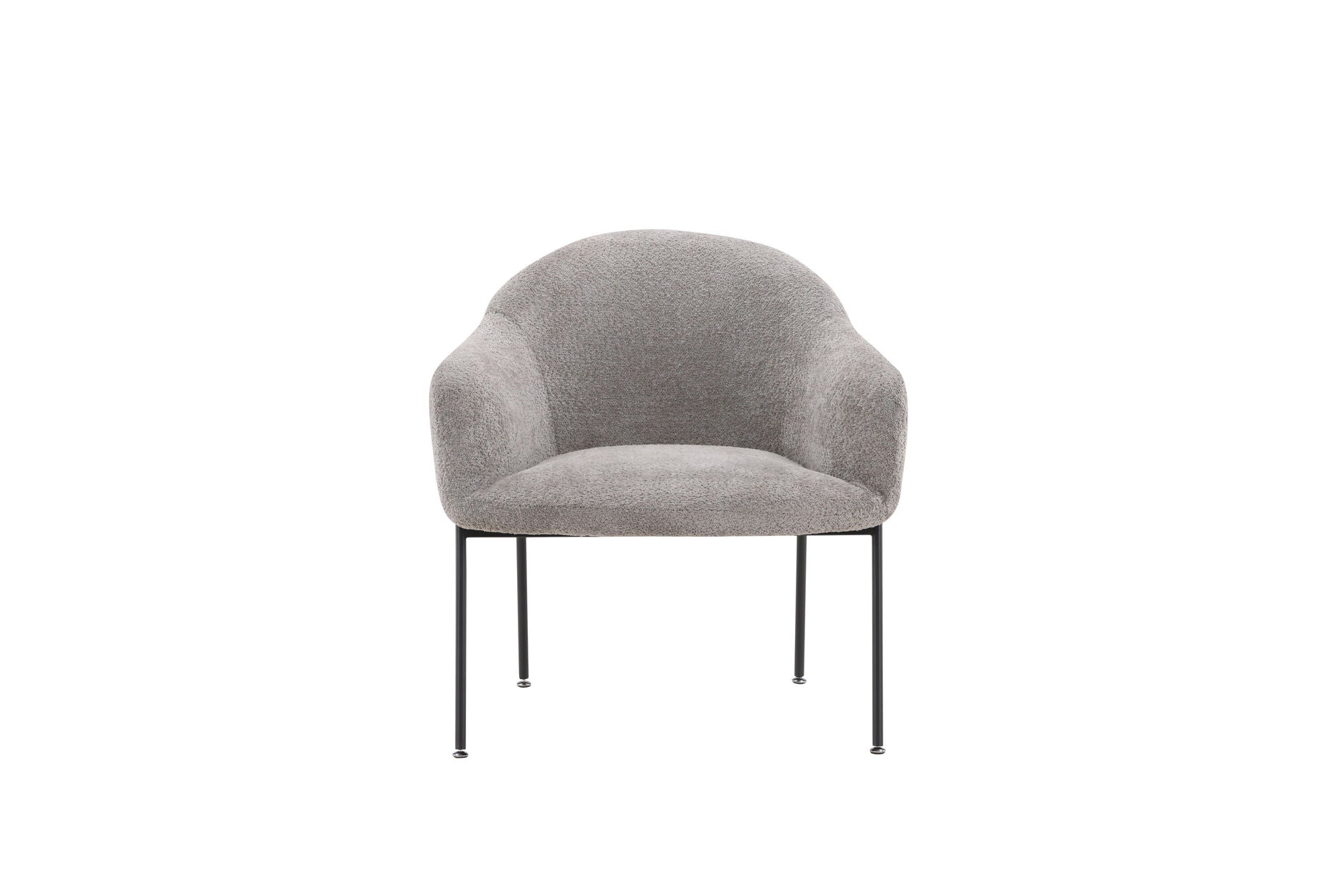 Venture Home Catania Single Sofa - Grey / Light grey Boucle