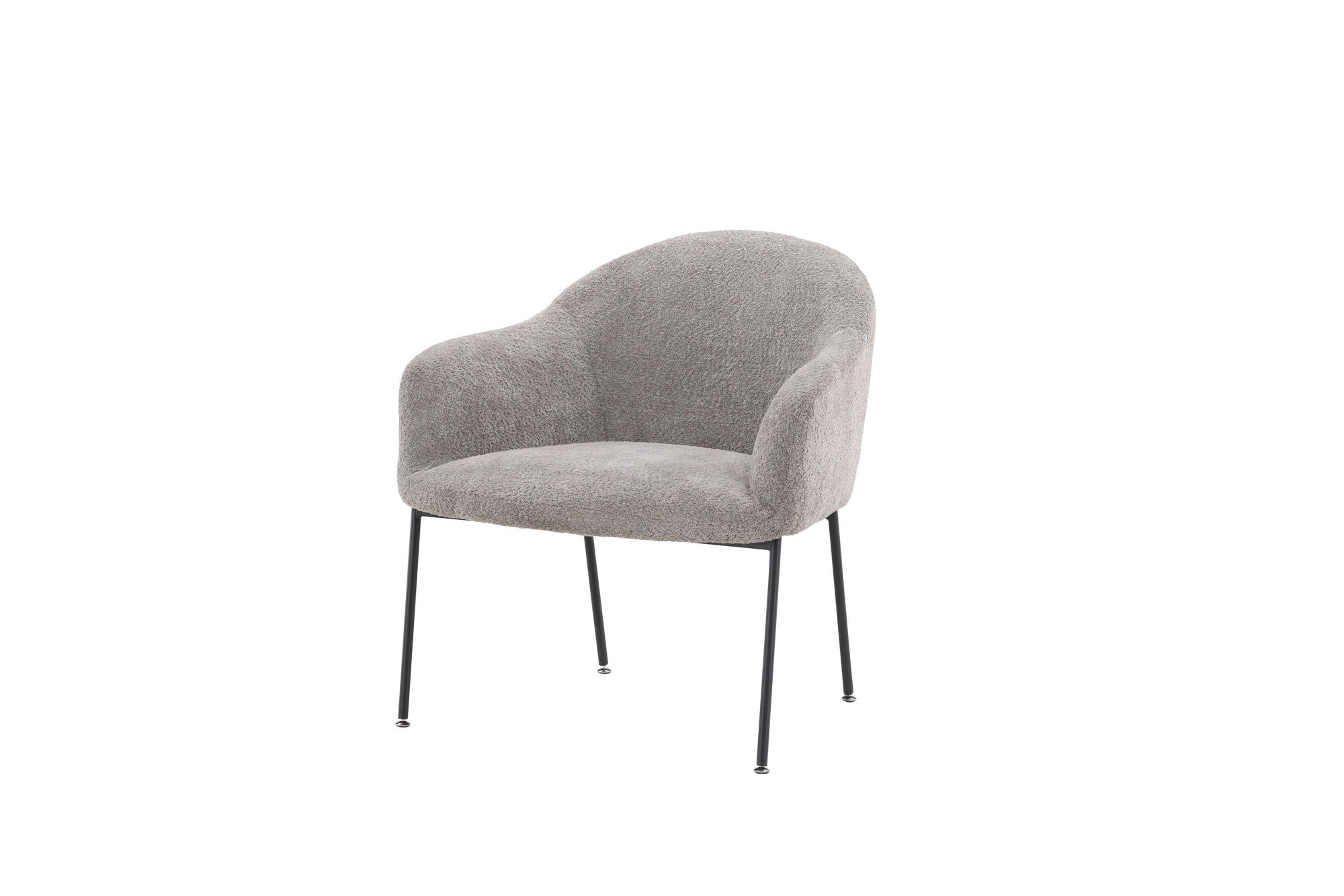 Venture Home Catania Single Sofa - Grey / Light grey Boucle