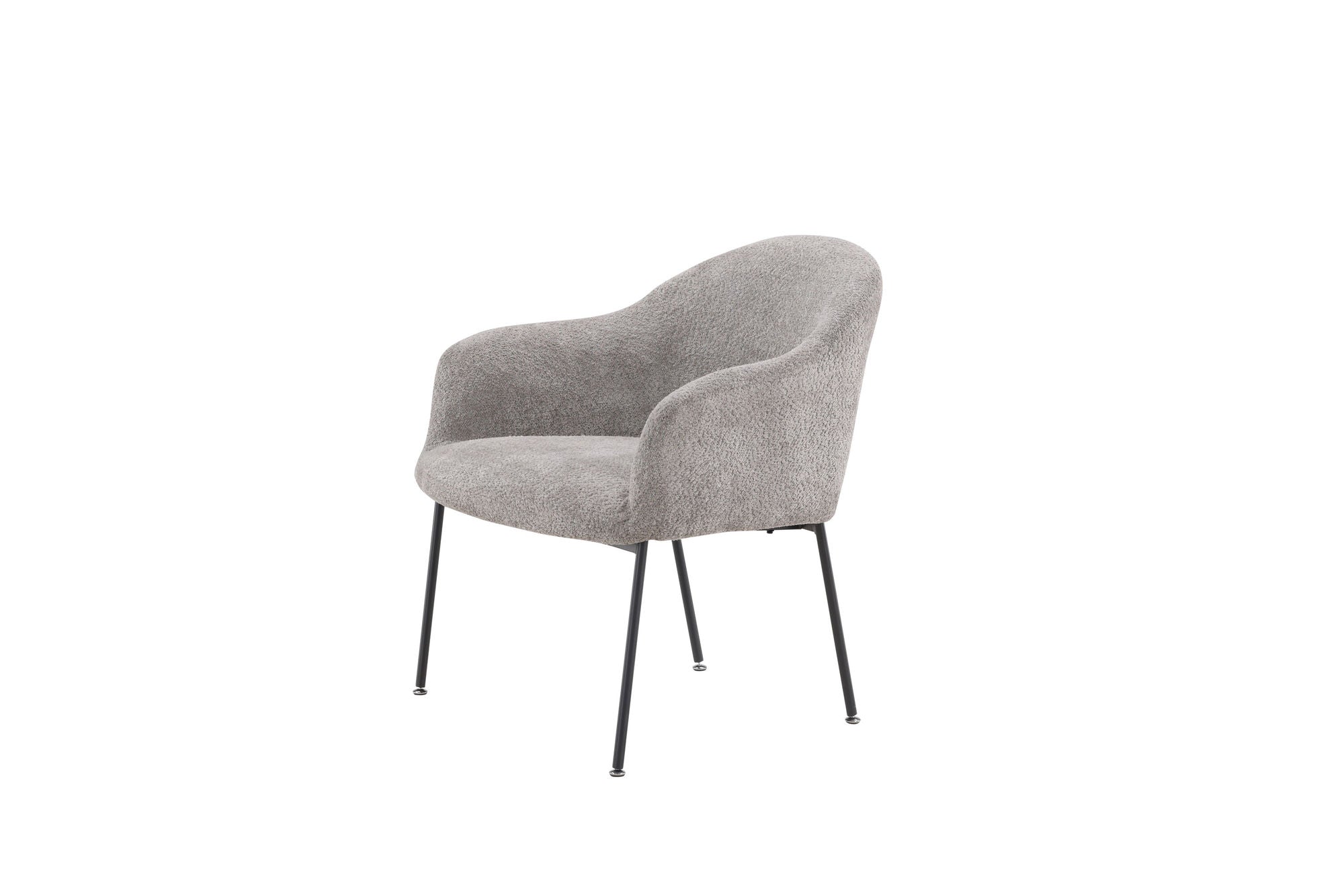 Venture Home Catania Single Sofa - Grey / Light grey Boucle