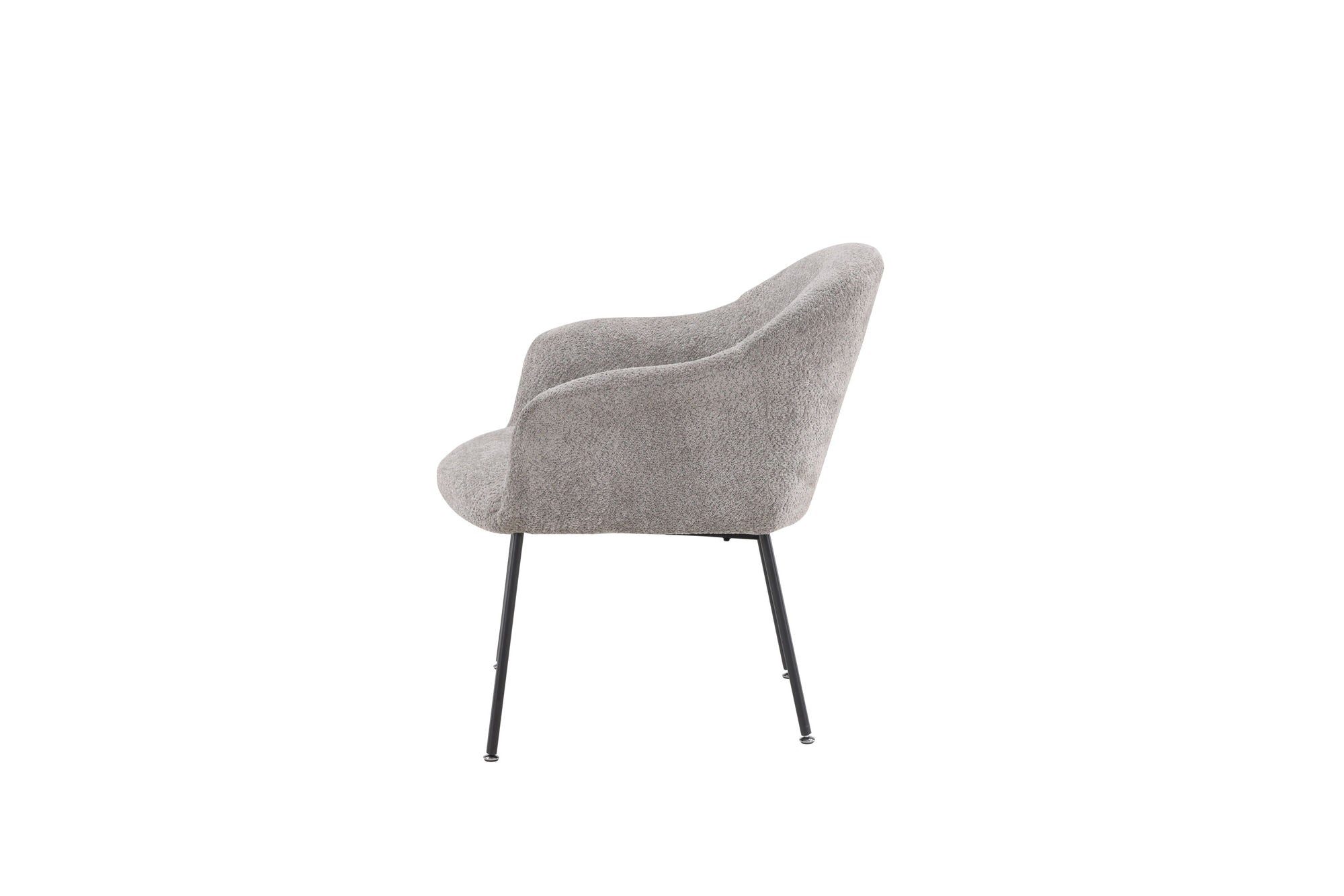 Venture Home Catania Single Sofa - Grey / Light grey Boucle