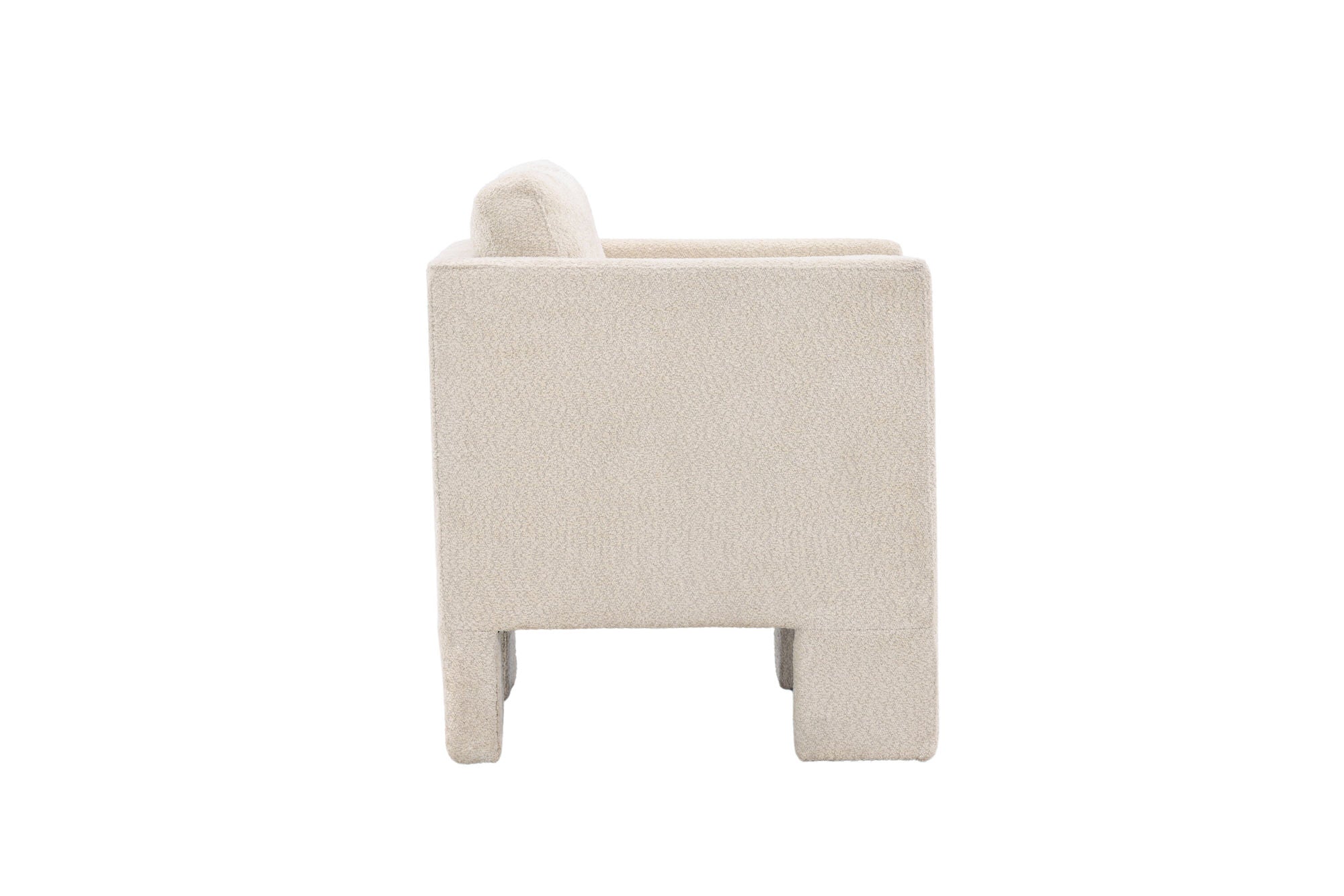 Venture Home Ragusa Single Sofa - White / White Fabric