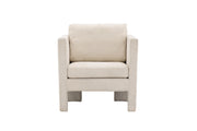 Venture Home Ragusa Single Sofa - White / White Fabric
