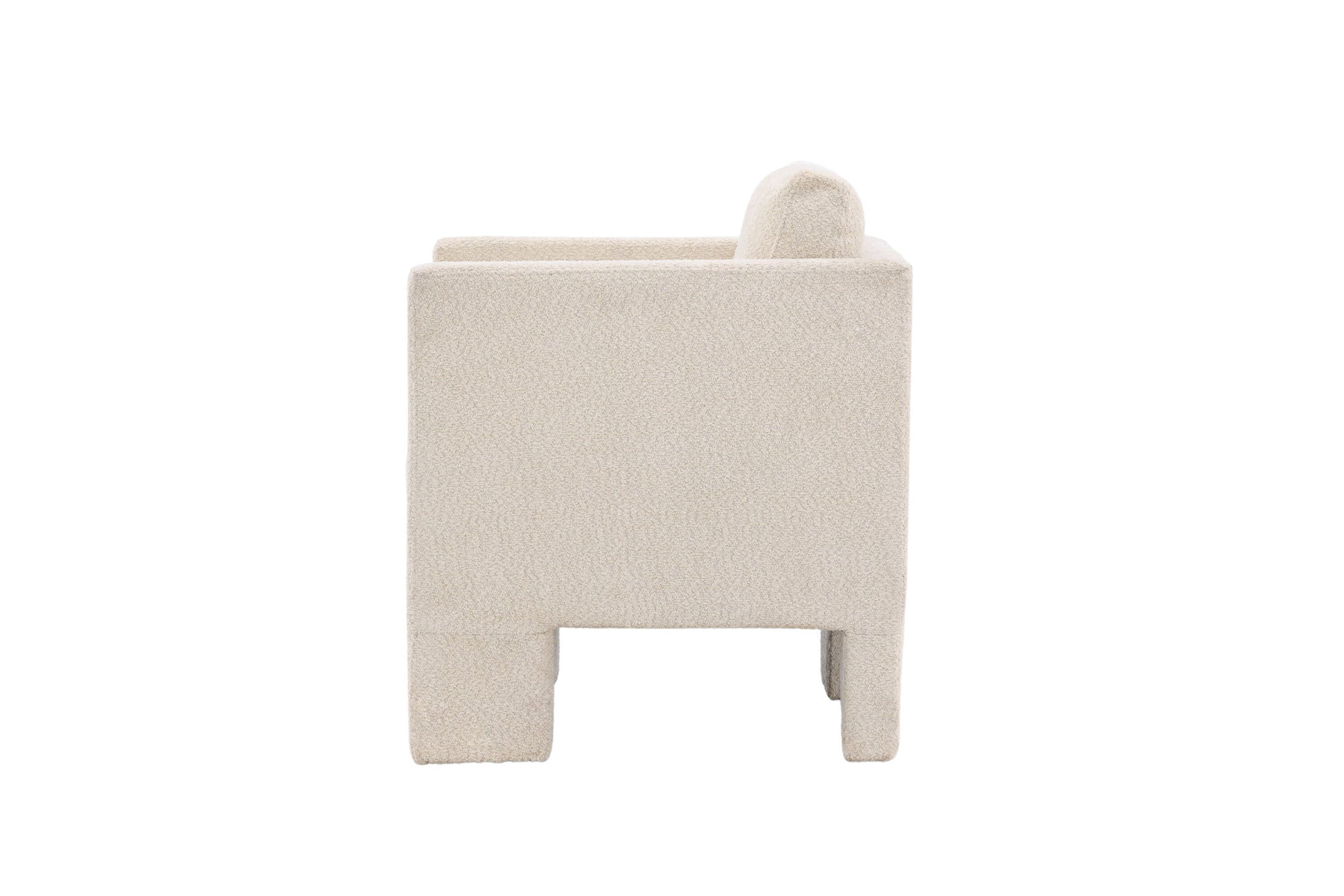 Venture Home Ragusa Single Sofa - White / White Fabric