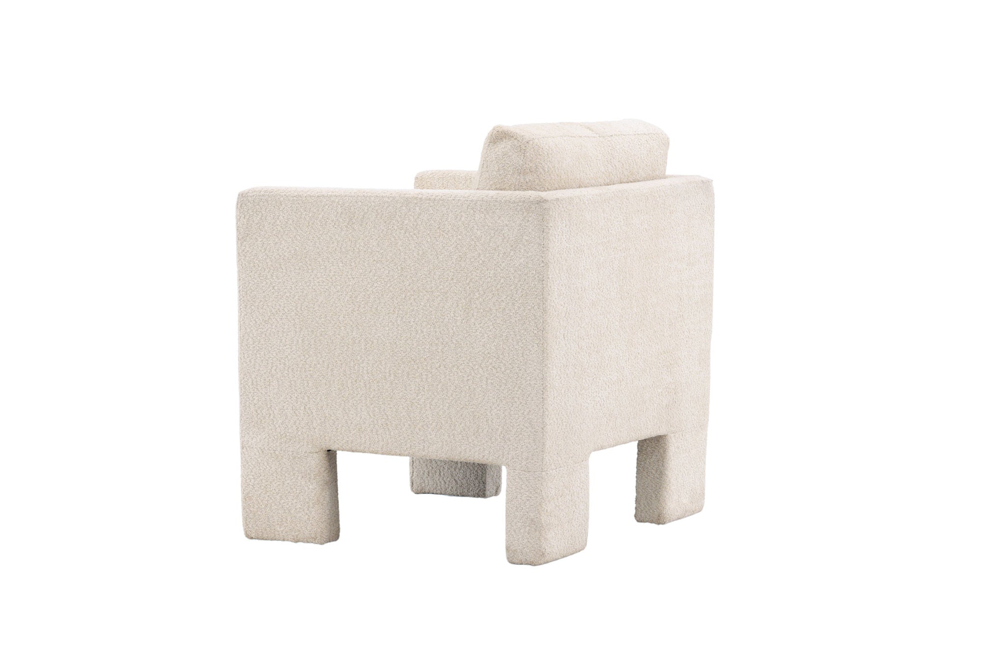 Venture Home Ragusa Single Sofa - White / White Fabric