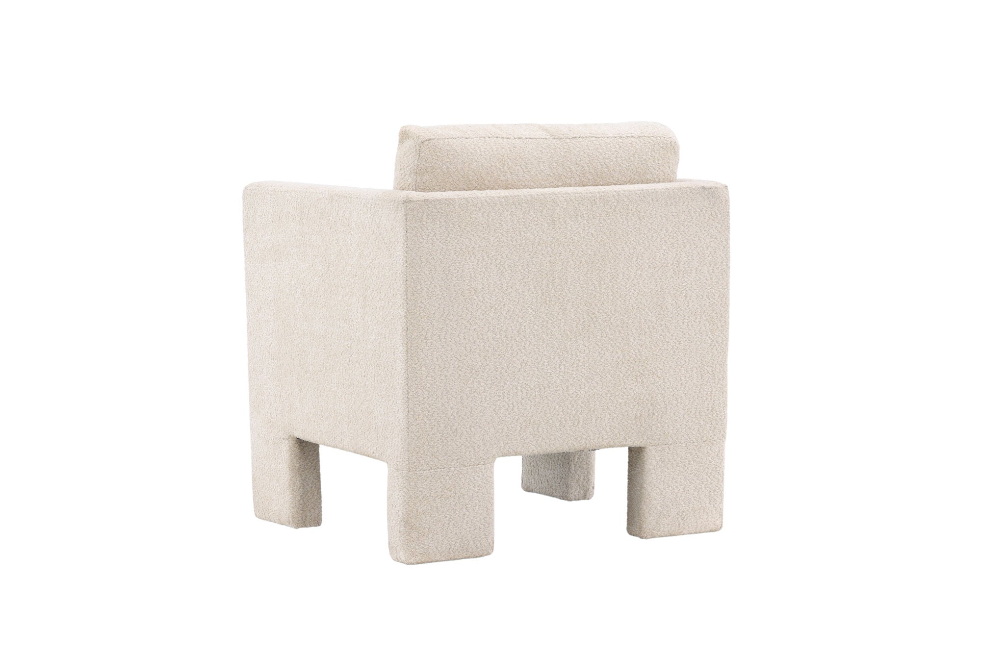 Venture Home Ragusa Single Sofa - White / White Fabric