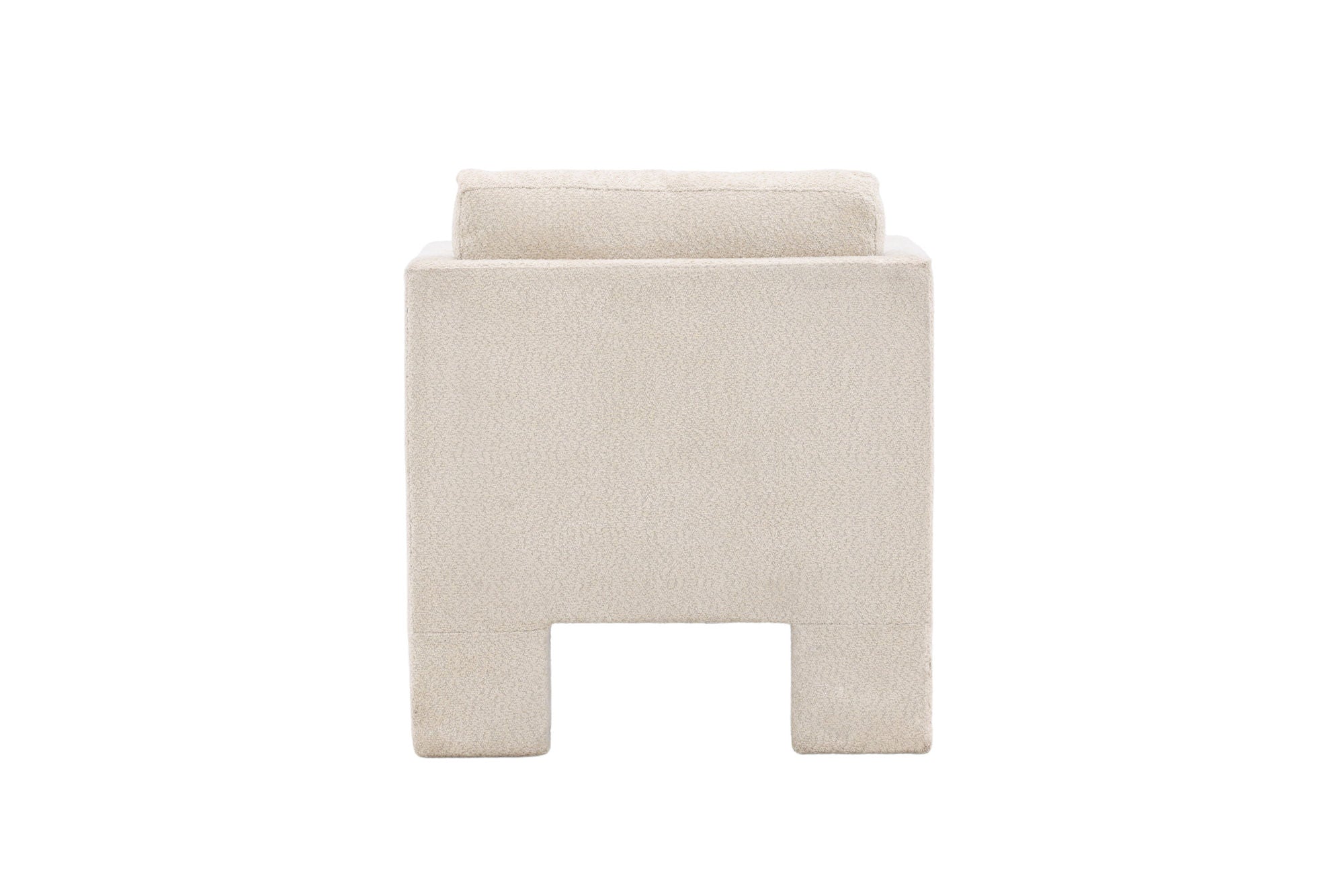 Venture Home Ragusa Single Sofa - White / White Fabric