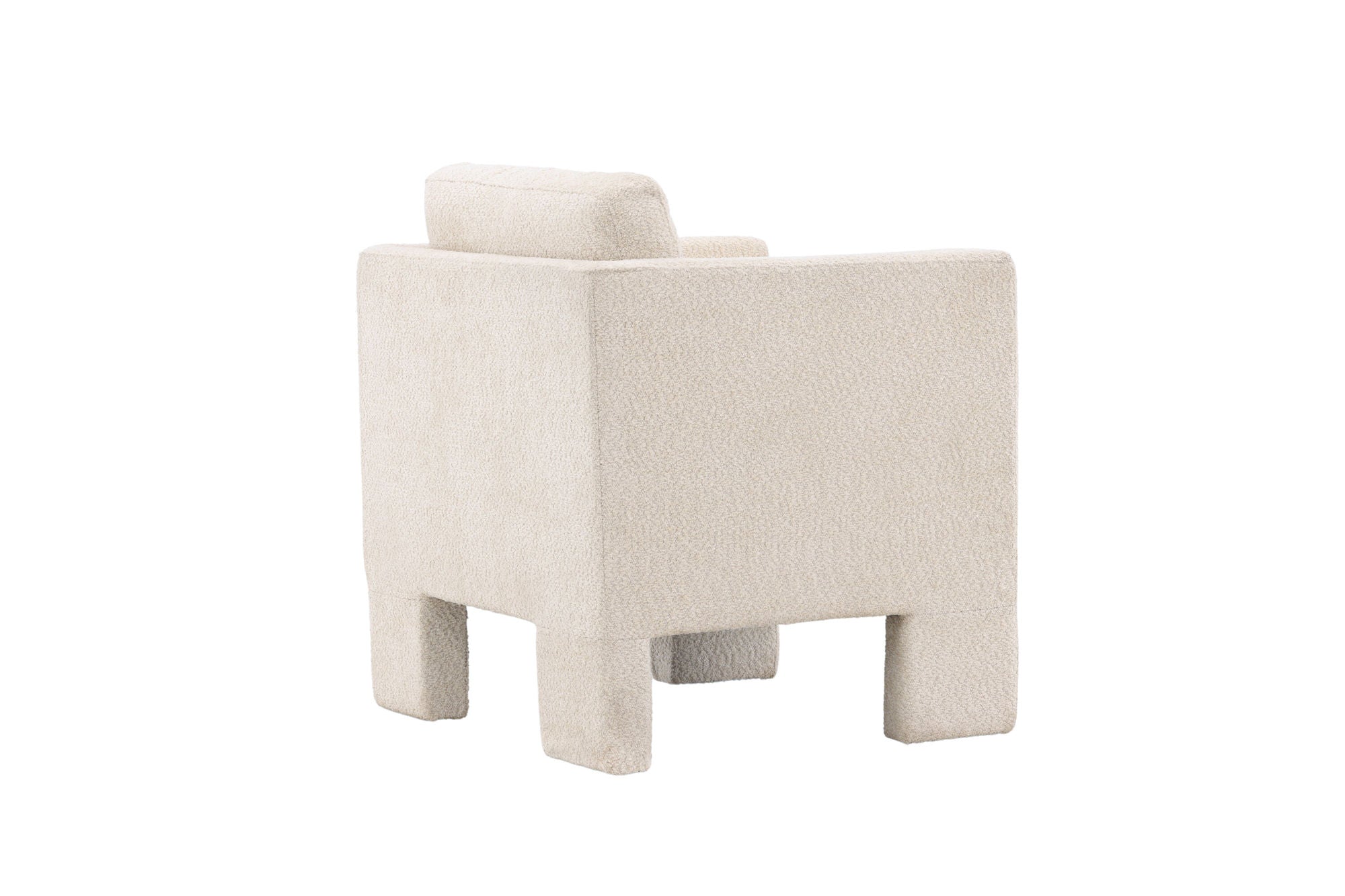 Venture Home Ragusa Single Sofa - White / White Fabric
