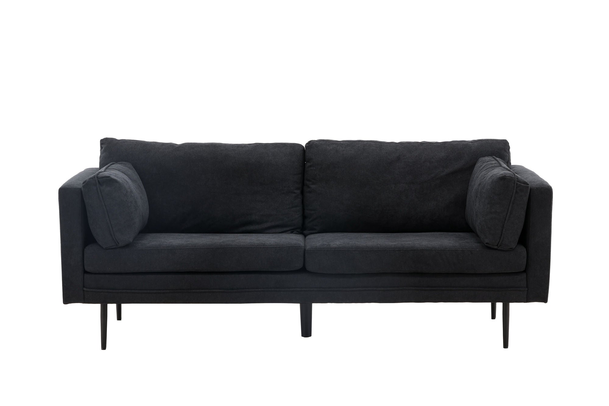 Venture Home Boom Sofa - Black / Black Fabric / linen