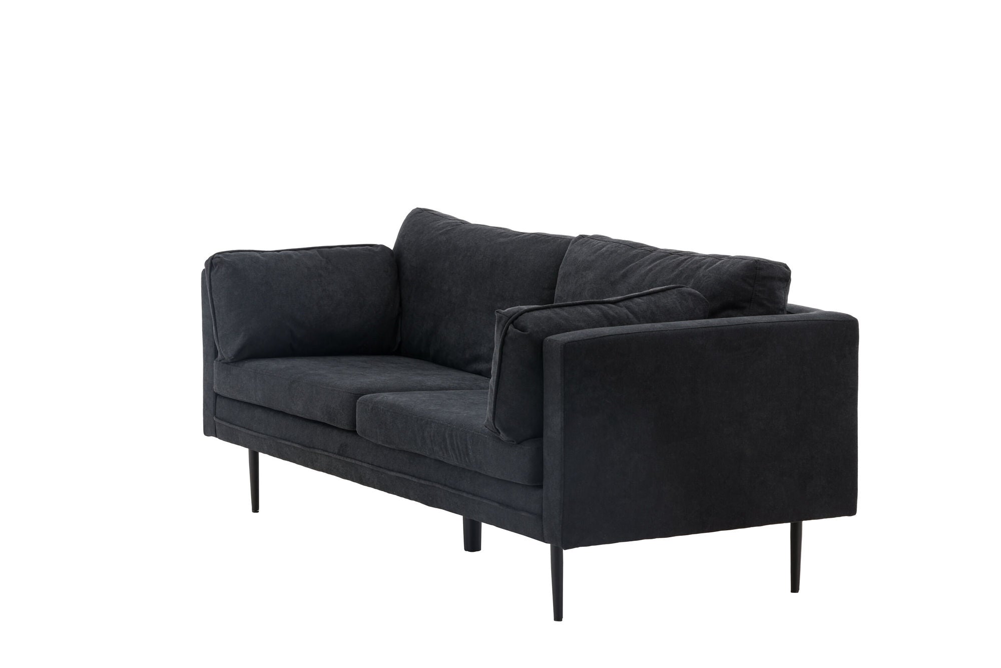 Venture Home Boom Sofa - Black / Black Fabric / linen