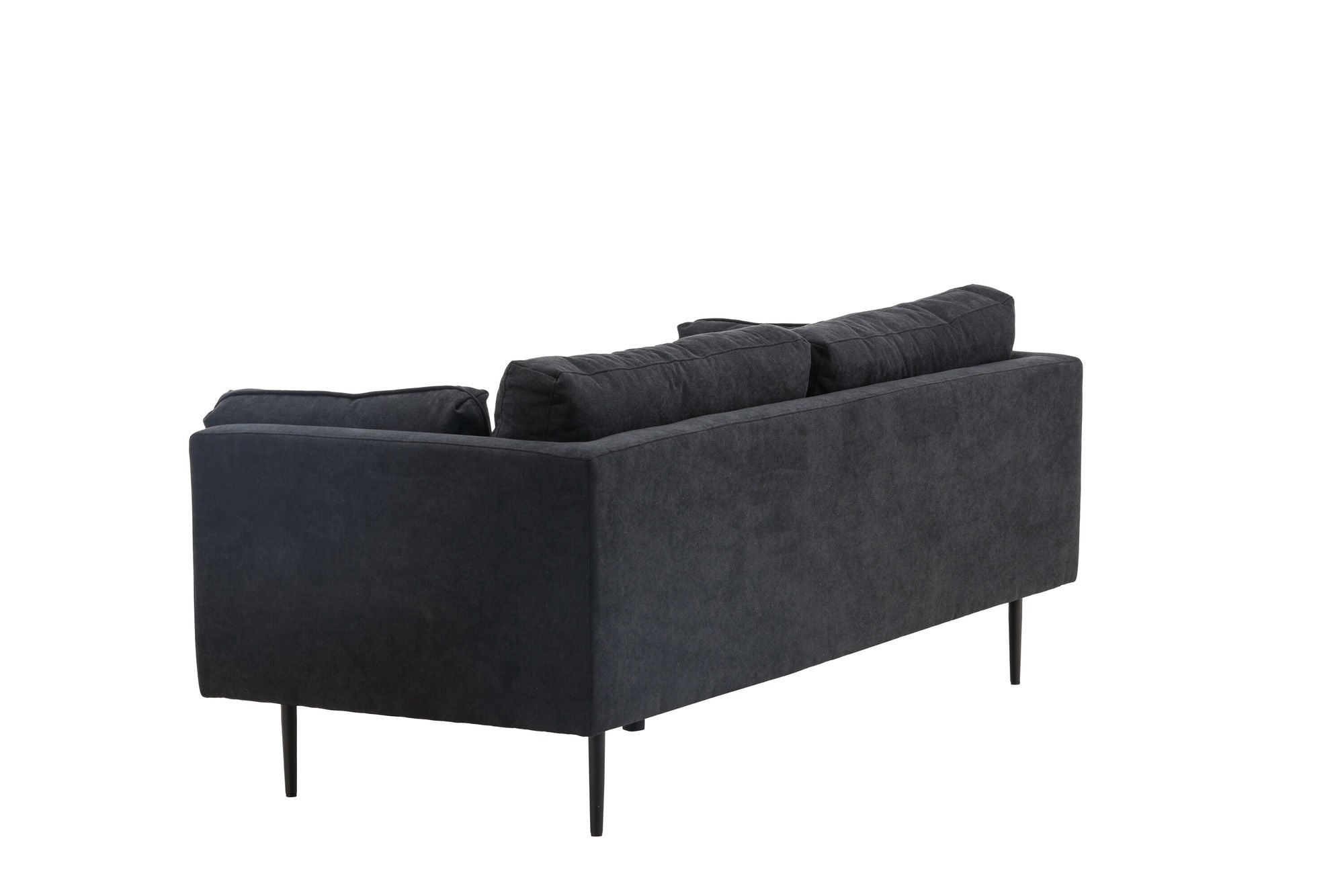 Venture Home Boom Sofa - Black / Black Fabric / linen