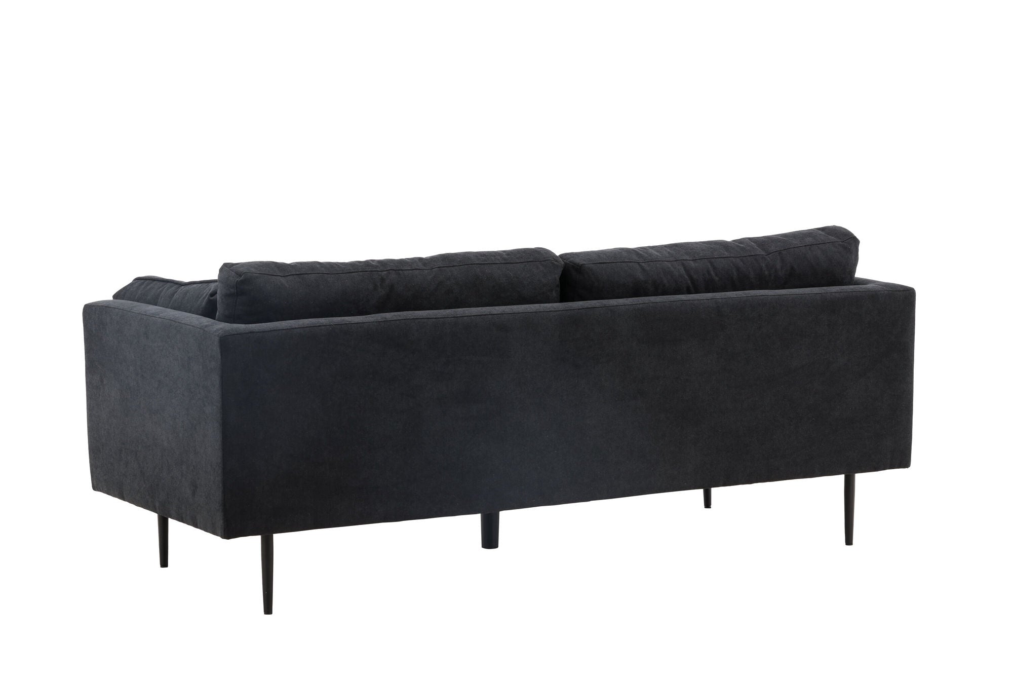 Venture Home Boom Sofa - Black / Black Fabric / linen