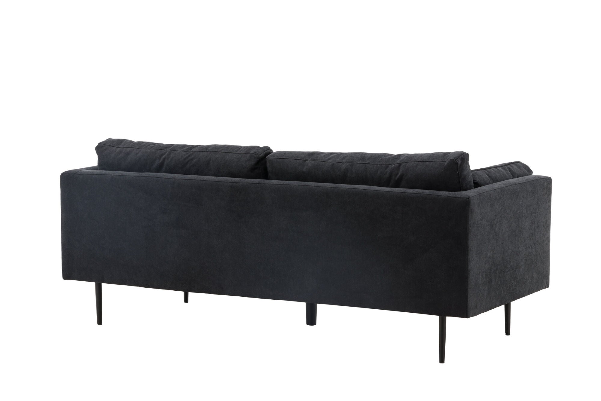 Venture Home Boom Sofa - Black / Black Fabric / linen
