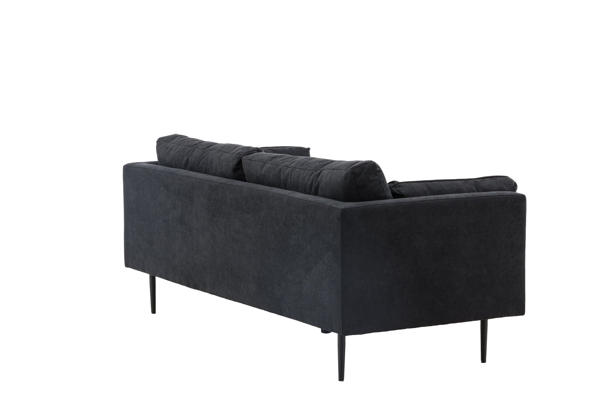 Venture Home Boom Sofa - Black / Black Fabric / linen
