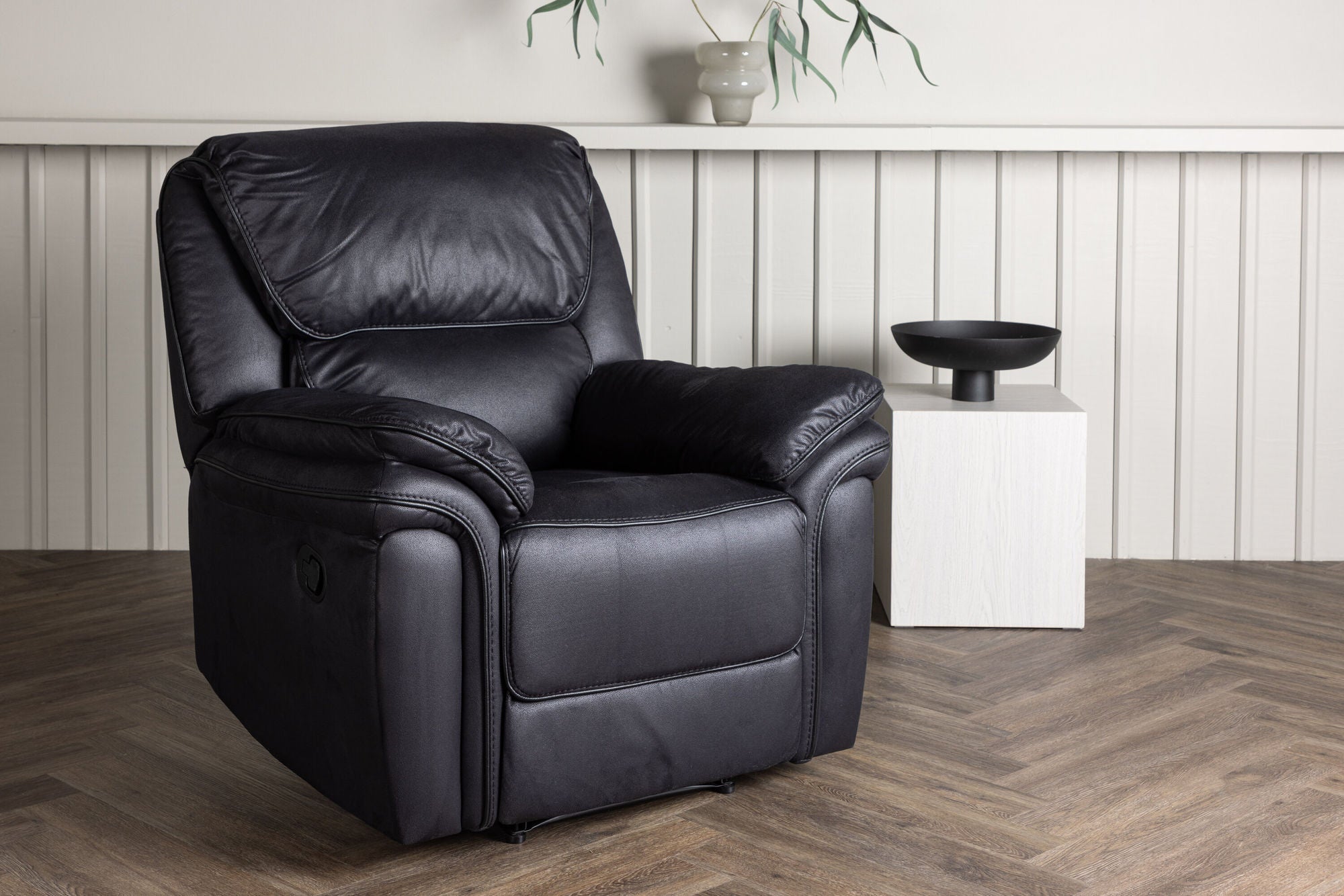 Venture Home Saranda Recliner stol - / Black Microfibre