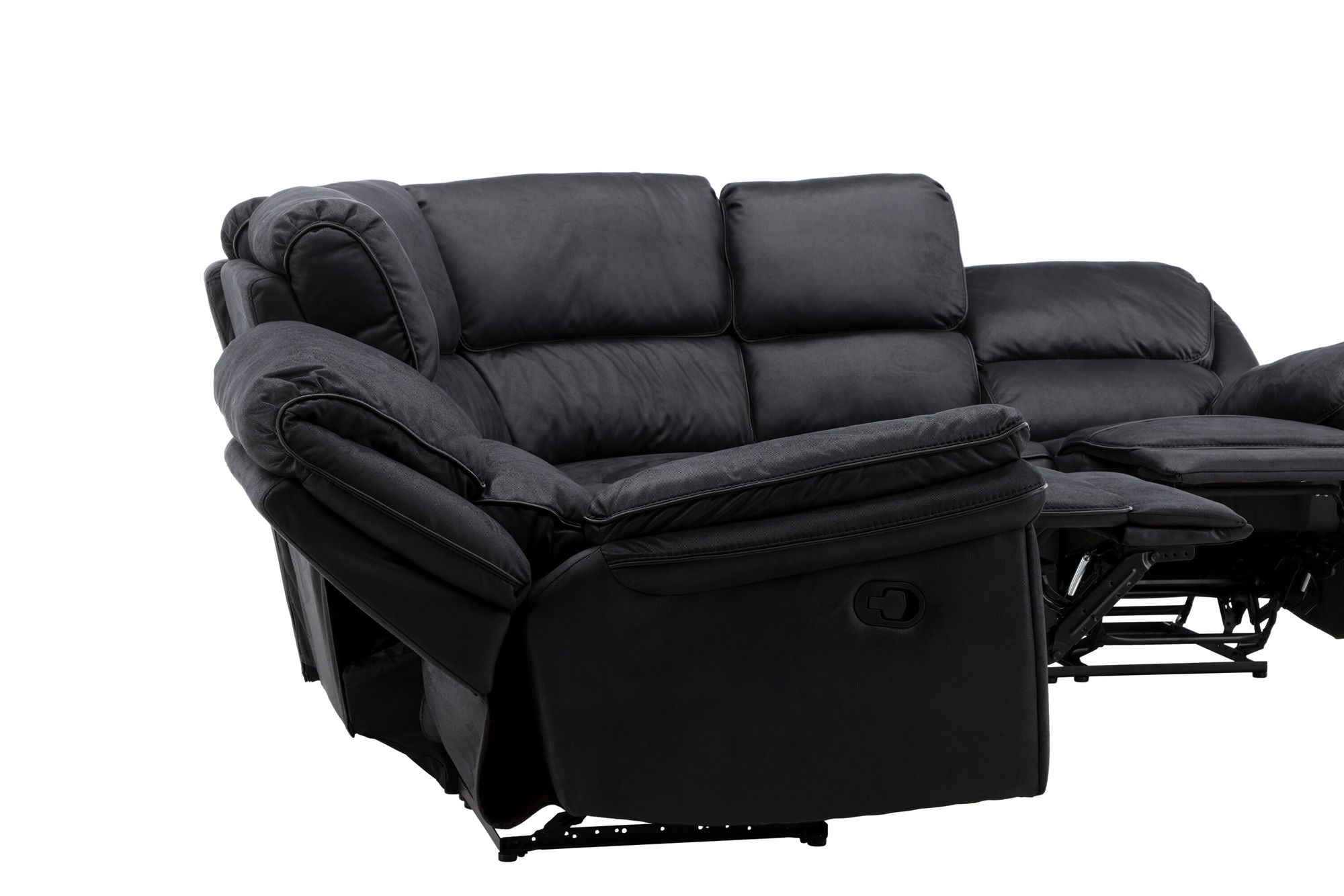 Venture Home Saranda Recliner hjørne Sofa - / Black Microfibre
