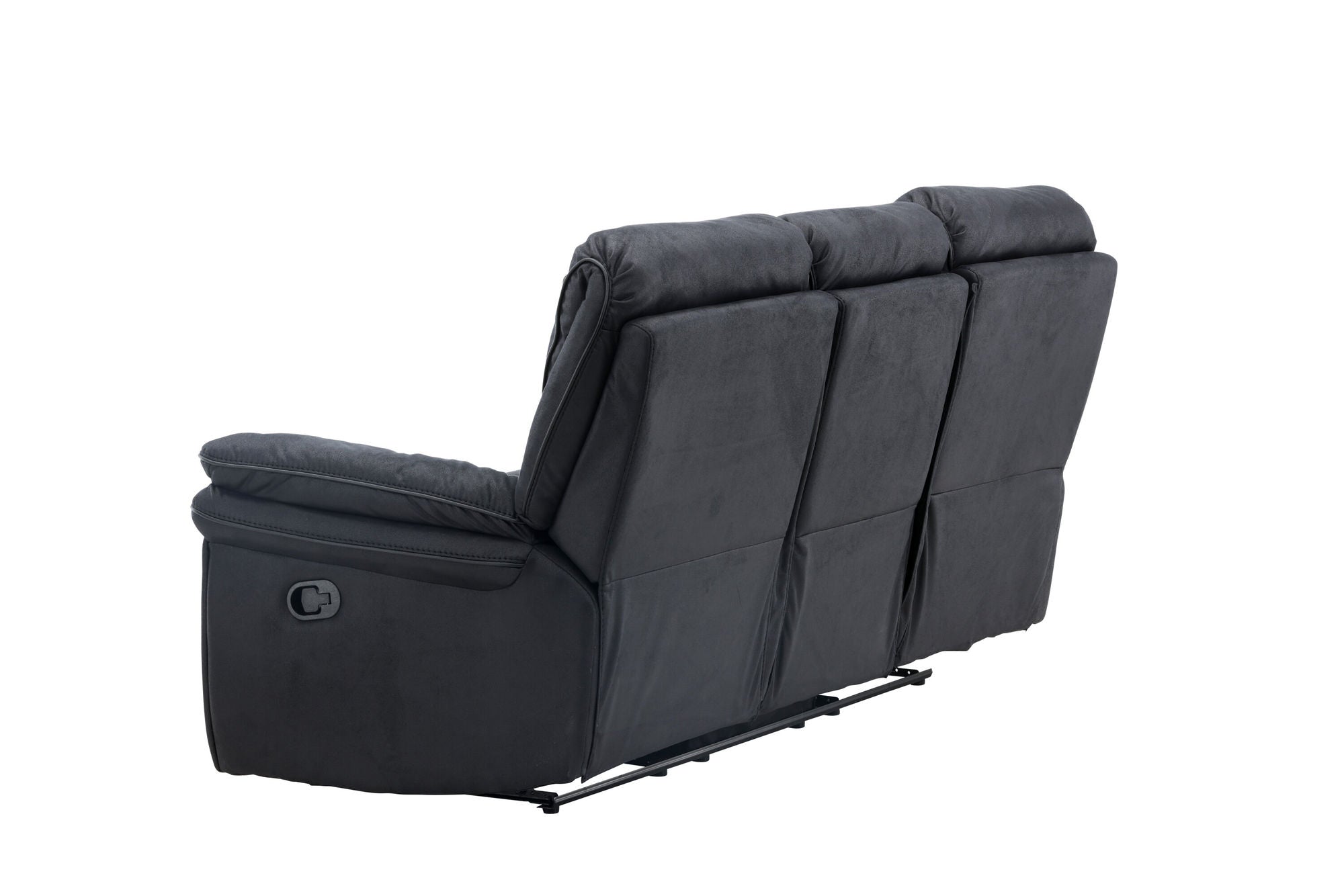 Venture Home Saranda Recliner 3-seat Sofa - / Black Microfibre