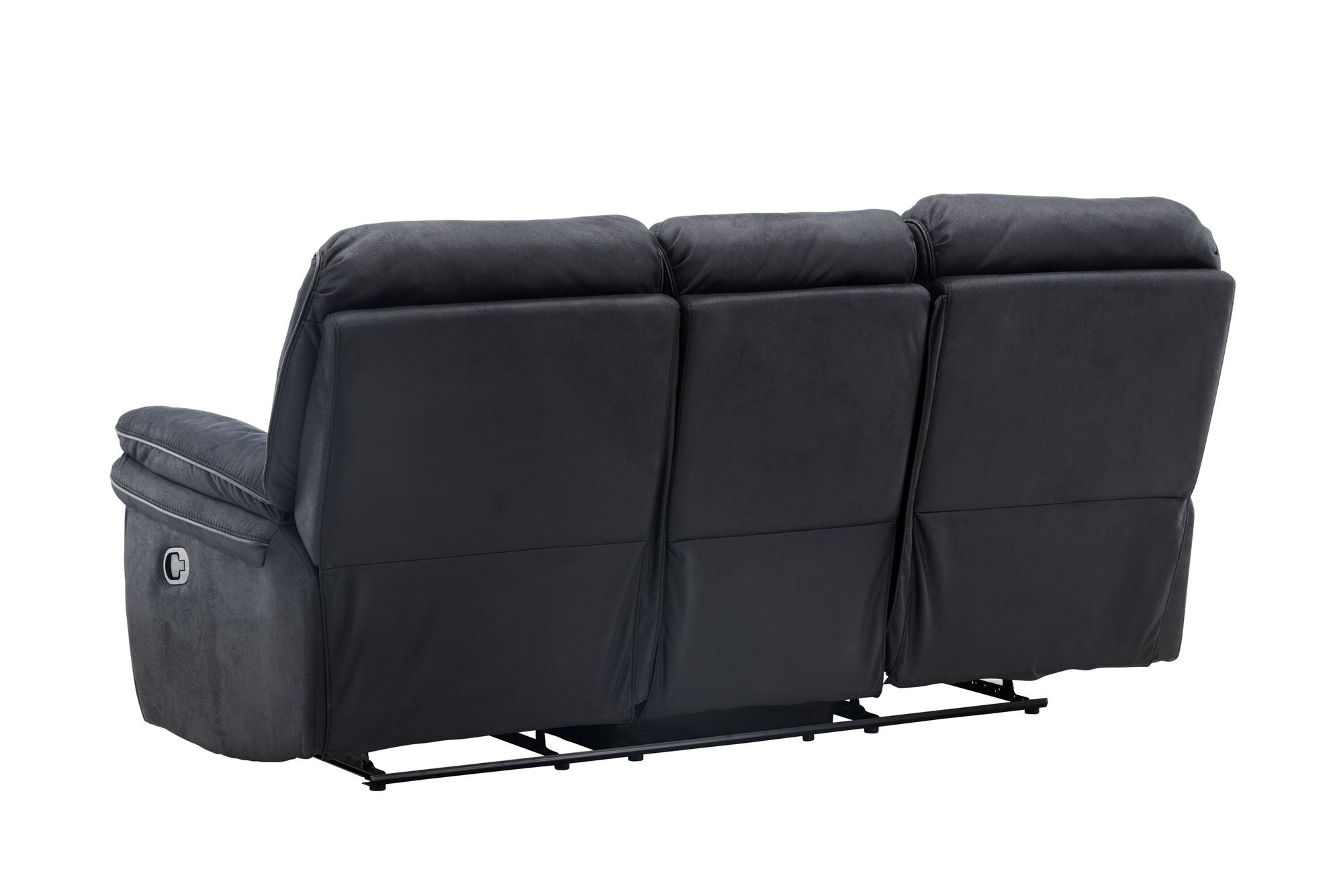 Venture Home Saranda Recliner 3-seat Sofa - / Black Microfibre