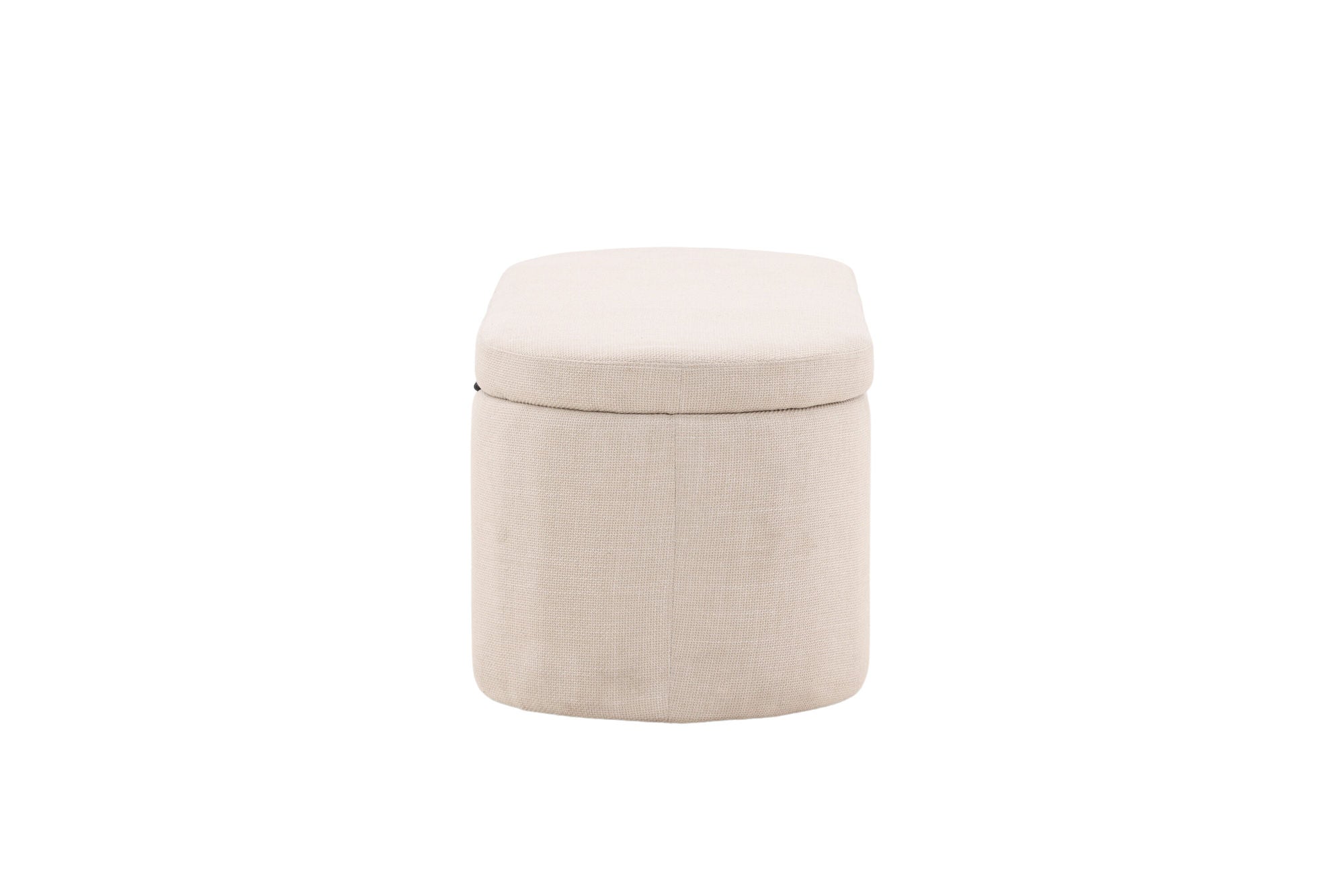Venture Home Potenza Ottoman - Offwhite / Offwhite Fabric