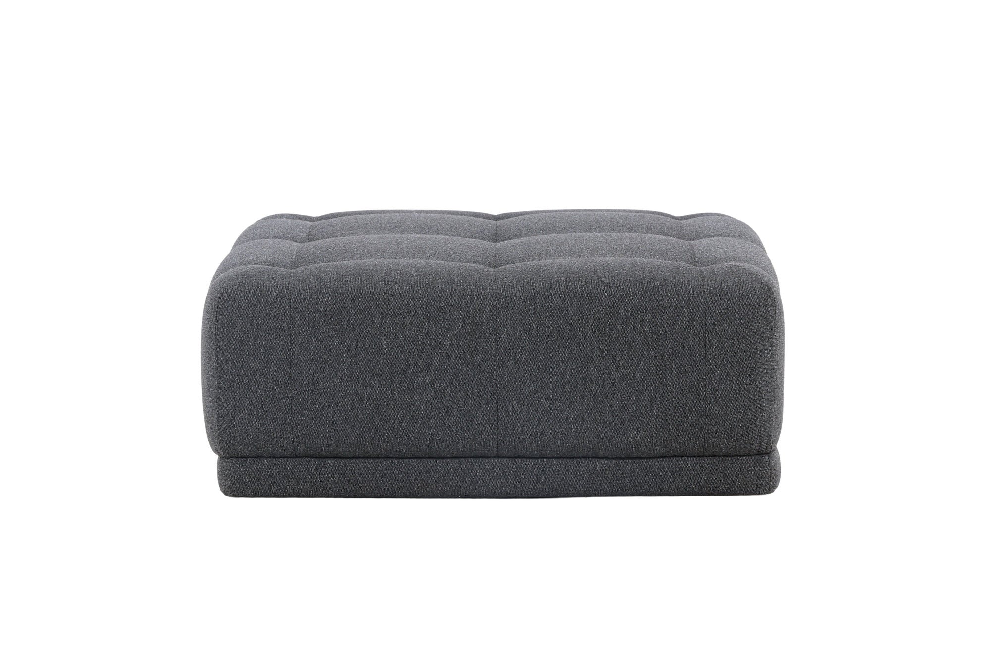 Venture Home Turin Pouf - Dark grey / Dark grey Fabric
