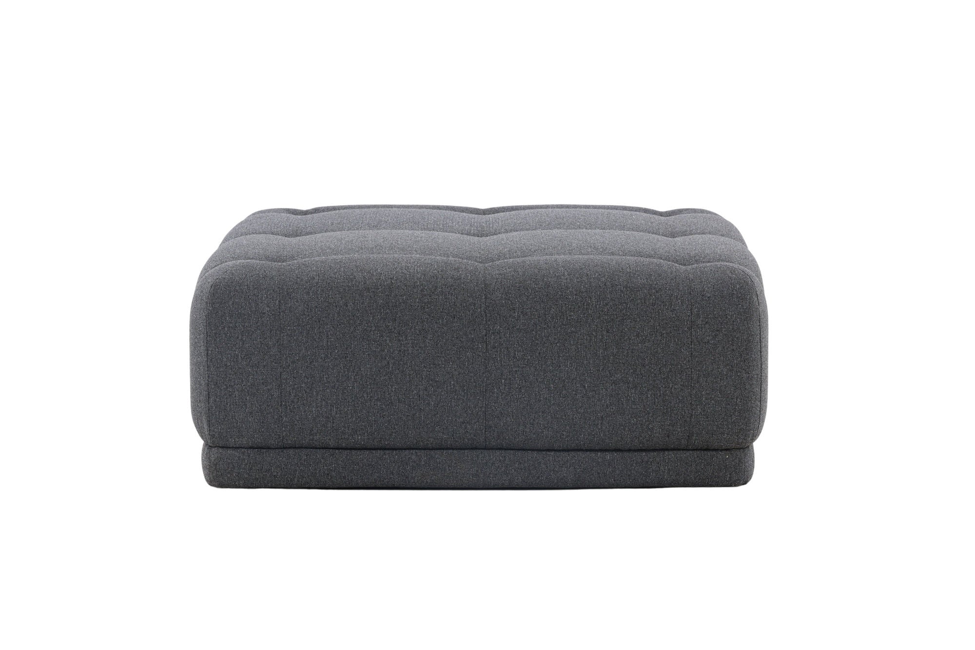 Venture Home Turin Pouf - Dark grey / Dark grey Fabric