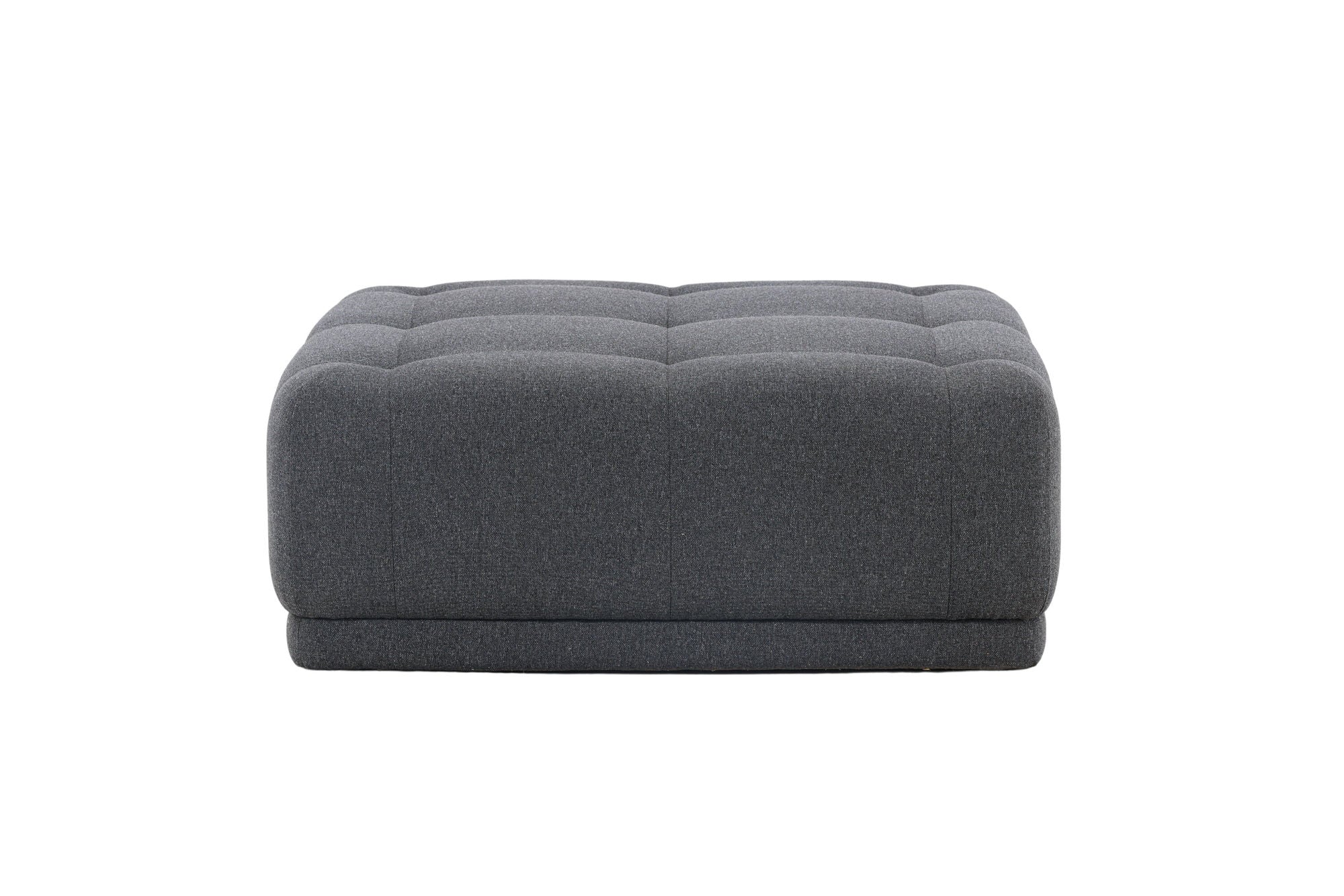 Venture Home Turin Pouf - Dark grey / Dark grey Fabric