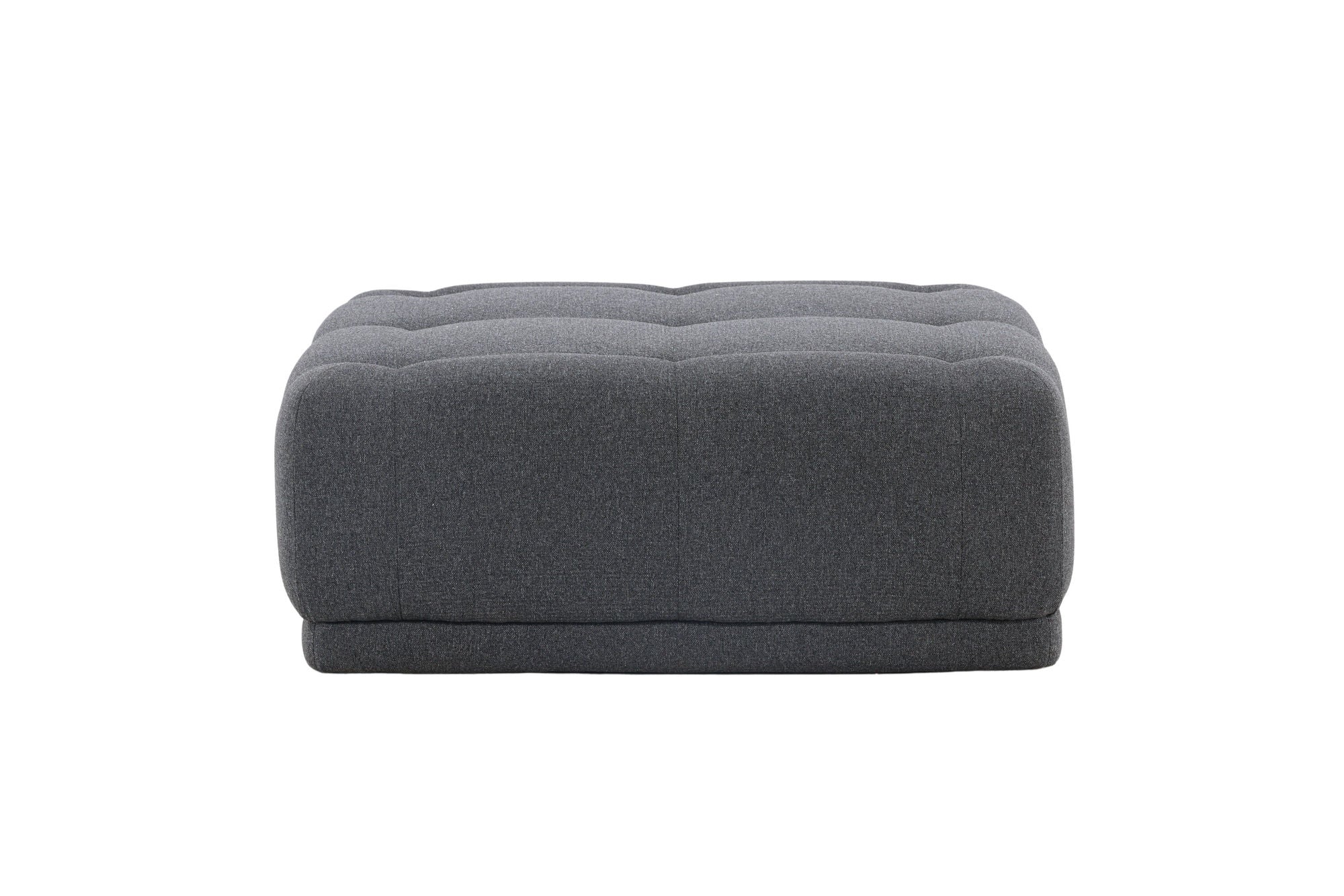 Venture Home Turin Pouf - Dark grey / Dark grey Fabric