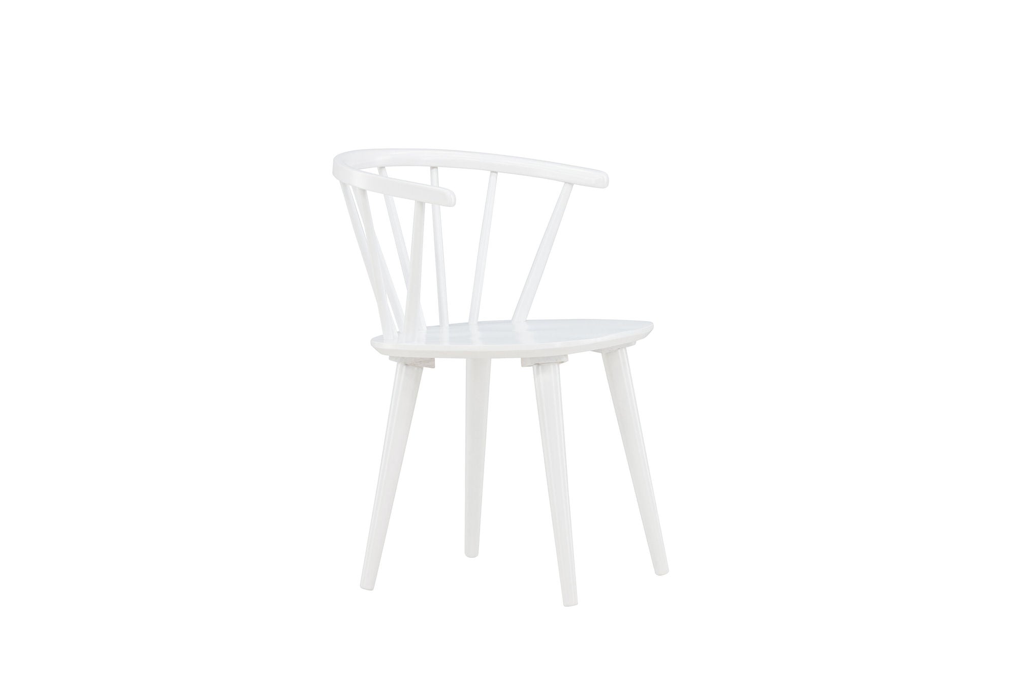 Venture Home Bobby Spisebordsstol 2-pack - White / White Solid Rubber Wood