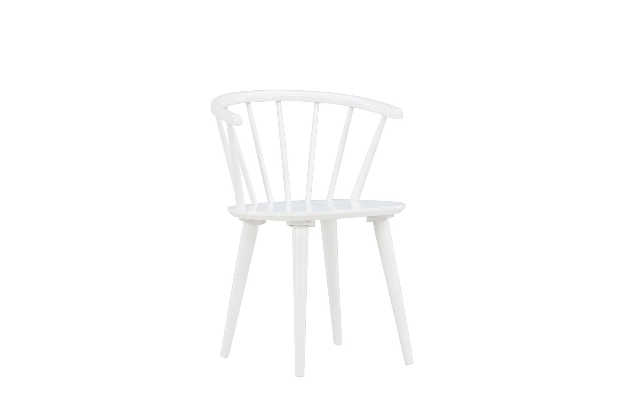 Venture Home Bobby Spisebordsstol 2-pack - White / White Solid Rubber Wood