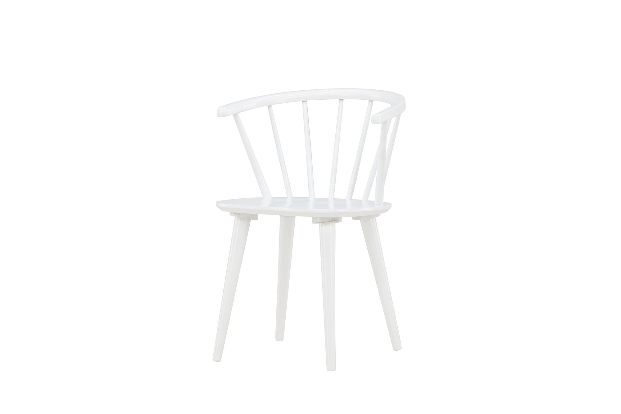 Venture Home Bobby Spisebordsstol 2-pack - White / White Solid Rubber Wood