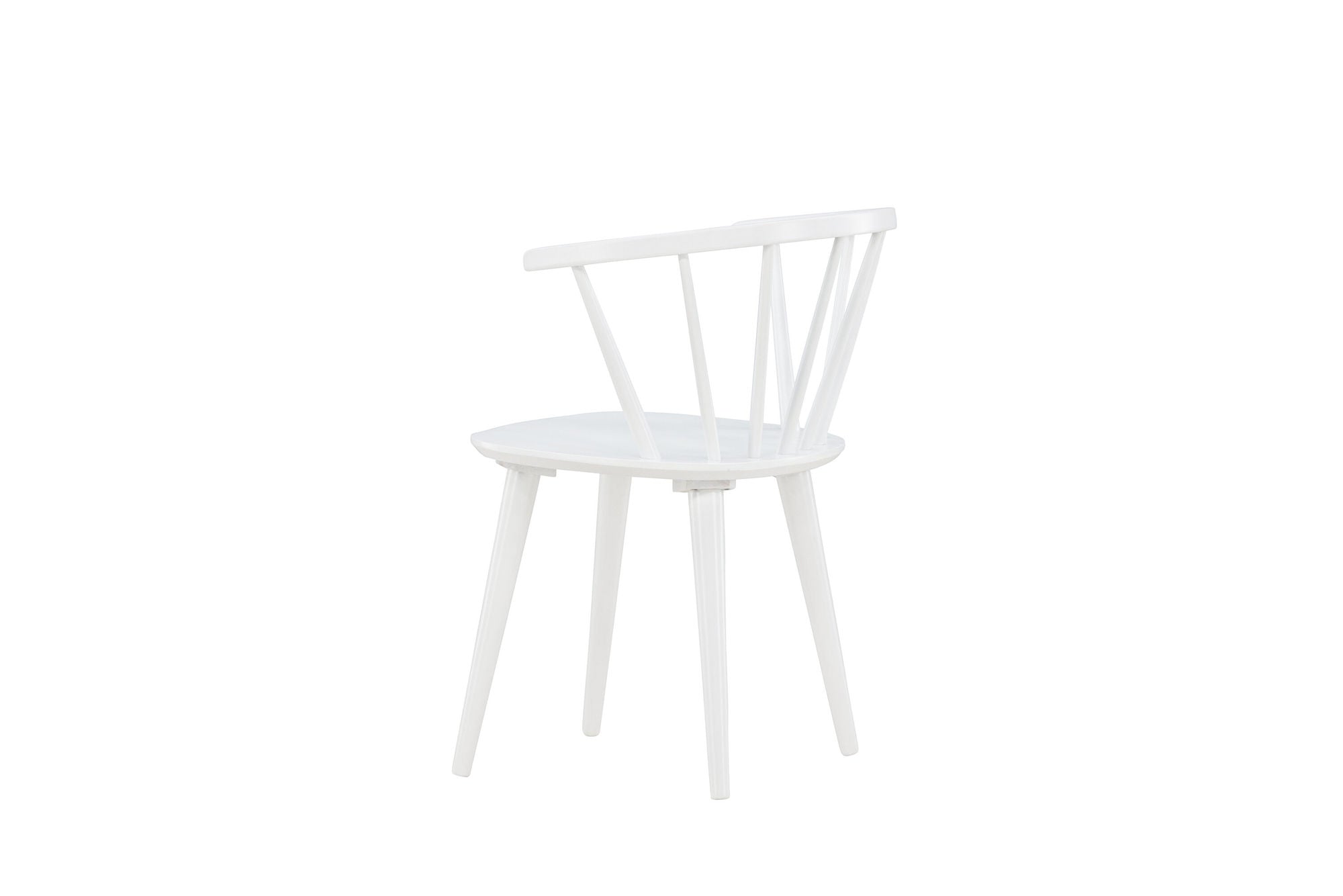 Venture Home Bobby Spisebordsstol 2-pack - White / White Solid Rubber Wood