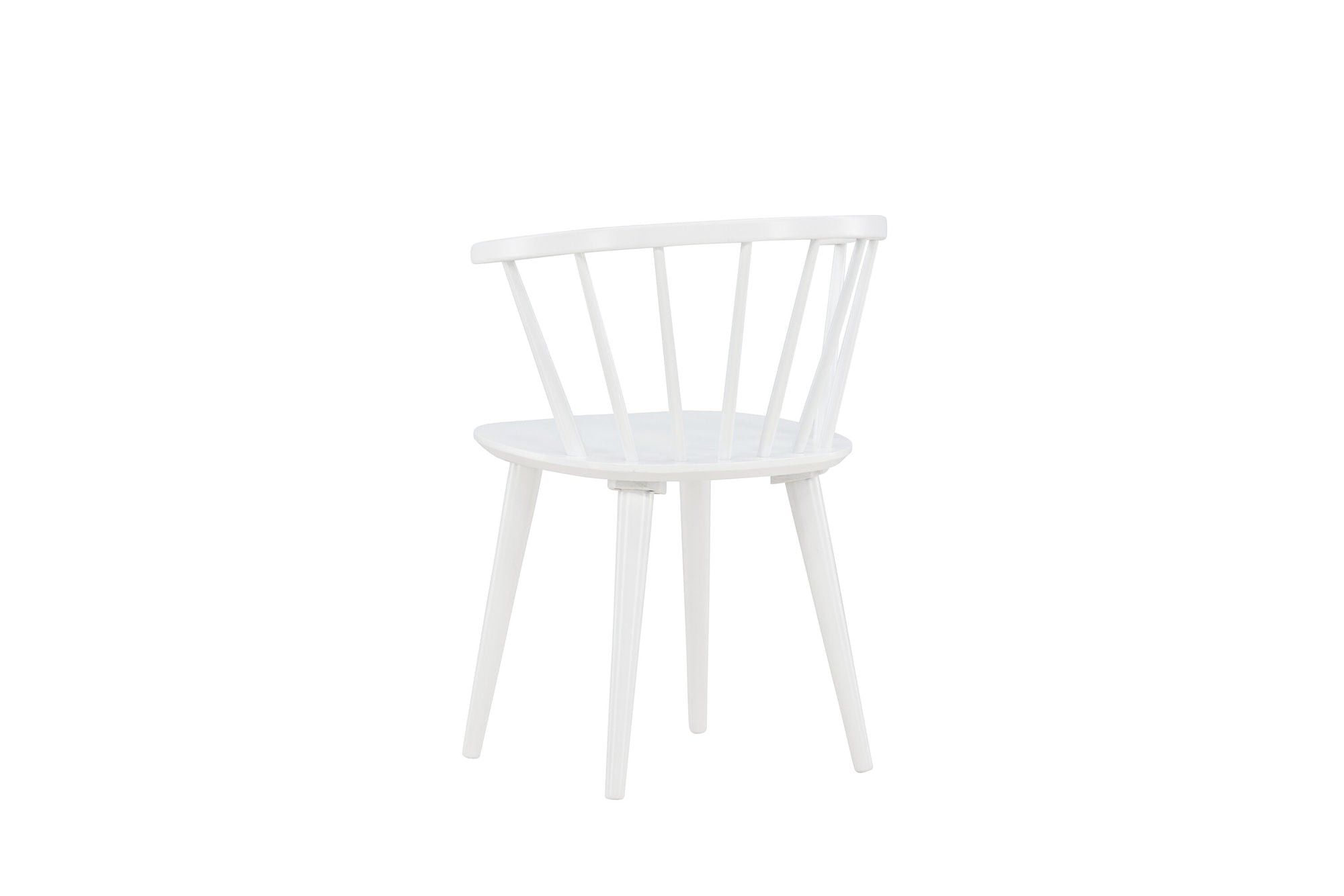 Venture Home Bobby Spisebordsstol 2-pack - White / White Solid Rubber Wood