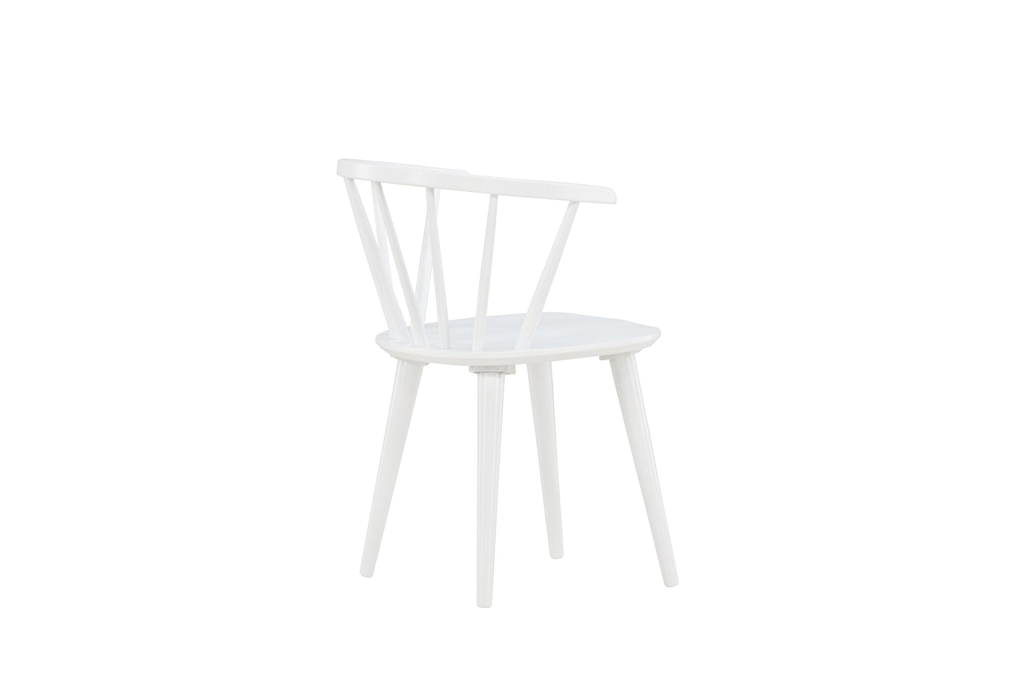 Venture Home Bobby Spisebordsstol 2-pack - White / White Solid Rubber Wood