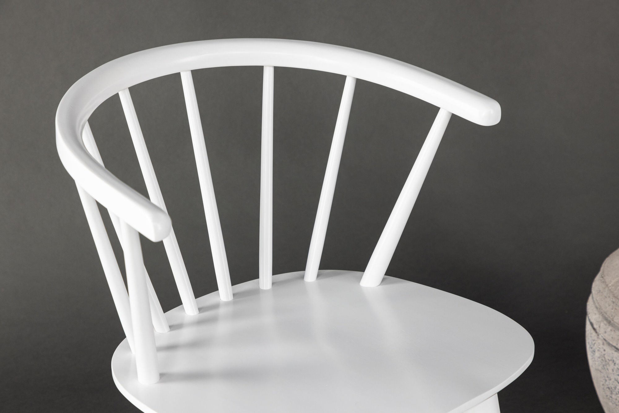 Venture Home Bobby Spisebordsstol 2-pack - White / White Solid Rubber Wood