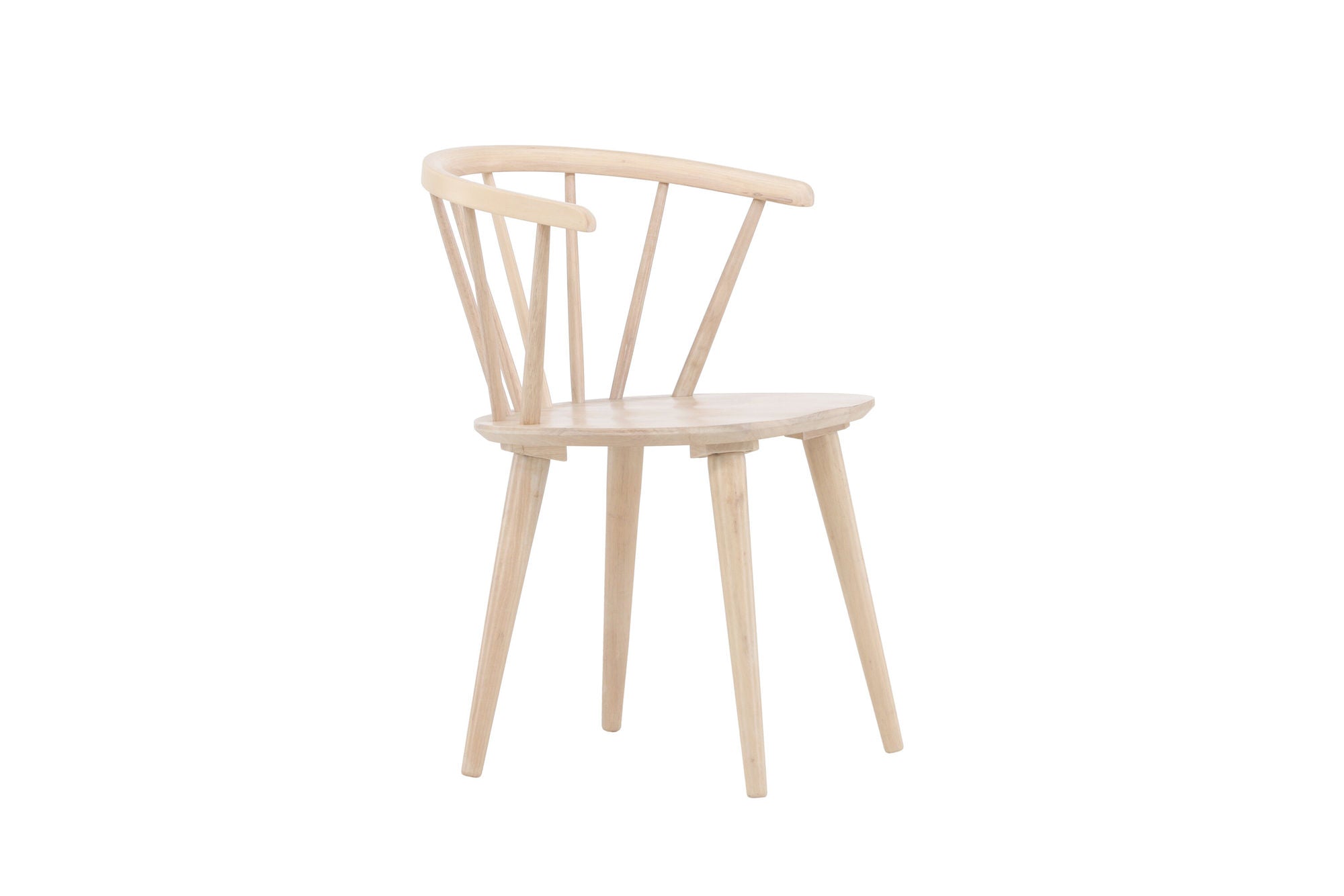 Venture Home Bobby Spisebordsstol 2-pack - Whitewash / Whitewash Solid Rubber Wood