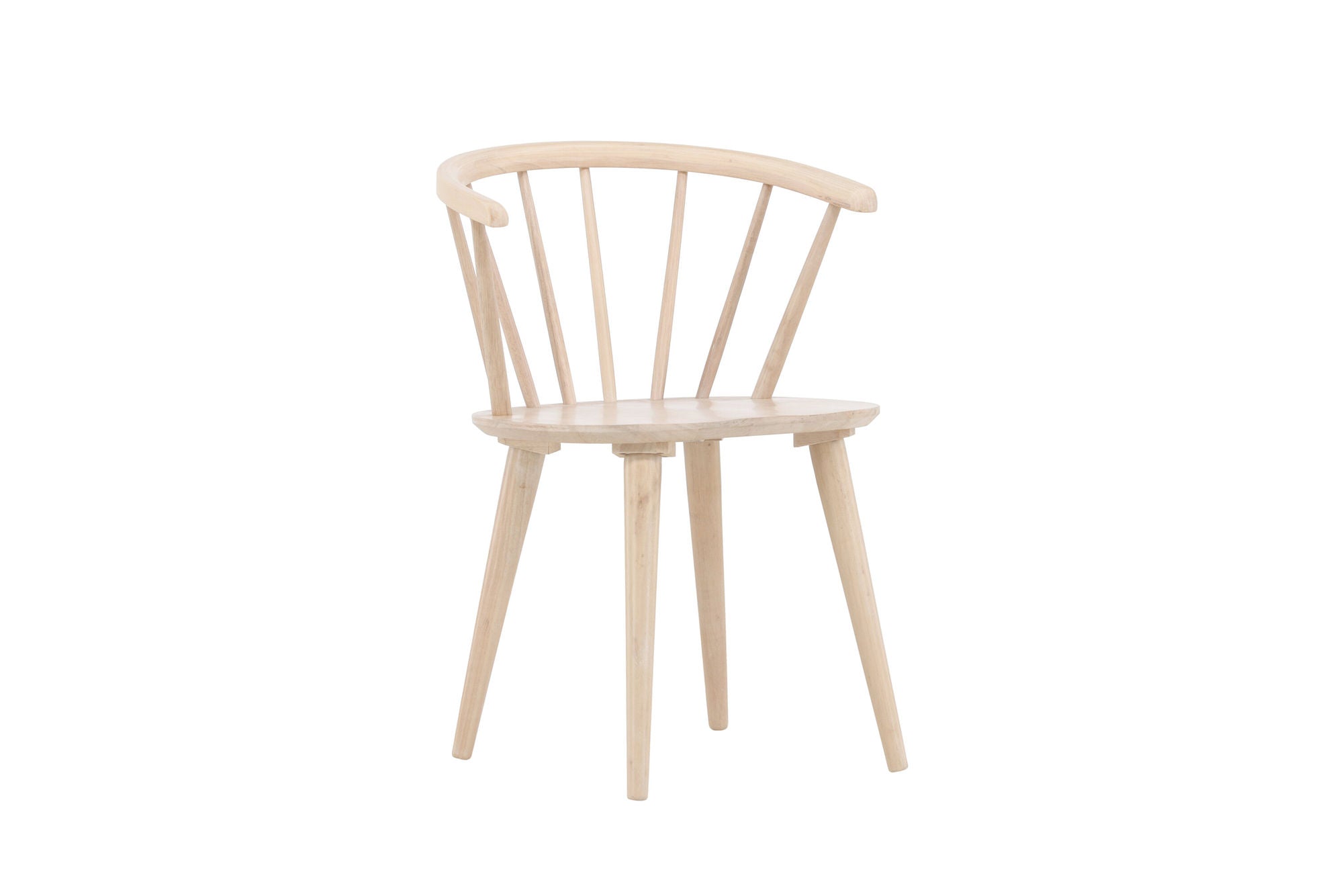 Venture Home Bobby Spisebordsstol 2-pack - Whitewash / Whitewash Solid Rubber Wood