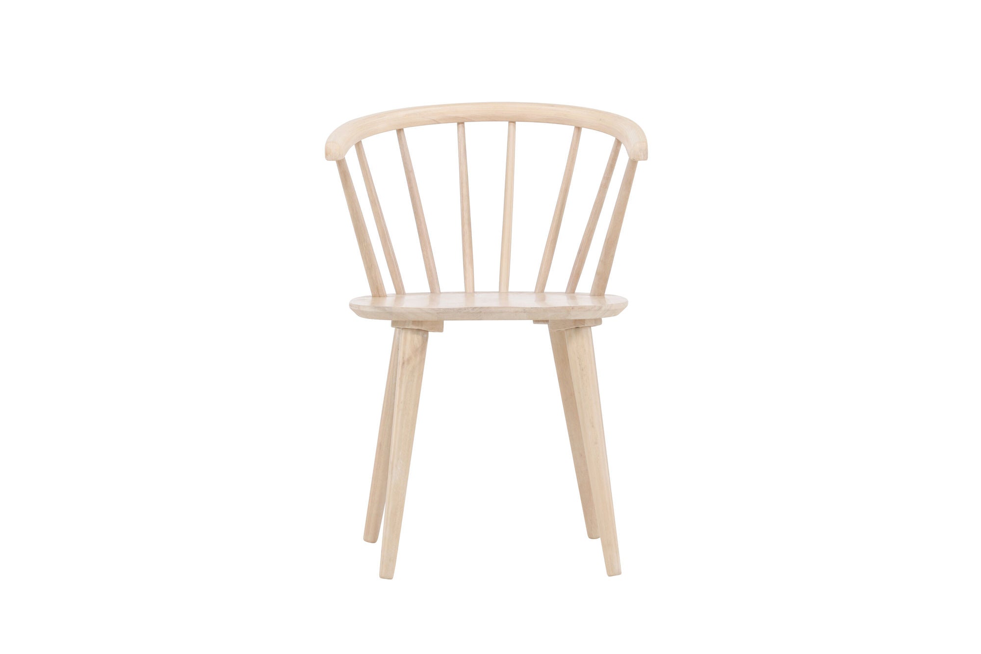 Venture Home Bobby Spisebordsstol 2-pack - Whitewash / Whitewash Solid Rubber Wood