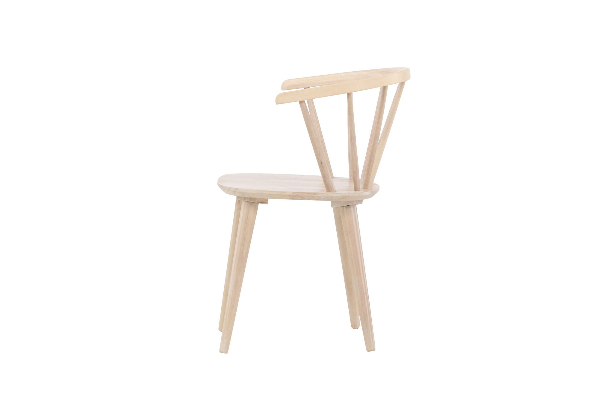Venture Home Bobby Spisebordsstol 2-pack - Whitewash / Whitewash Solid Rubber Wood