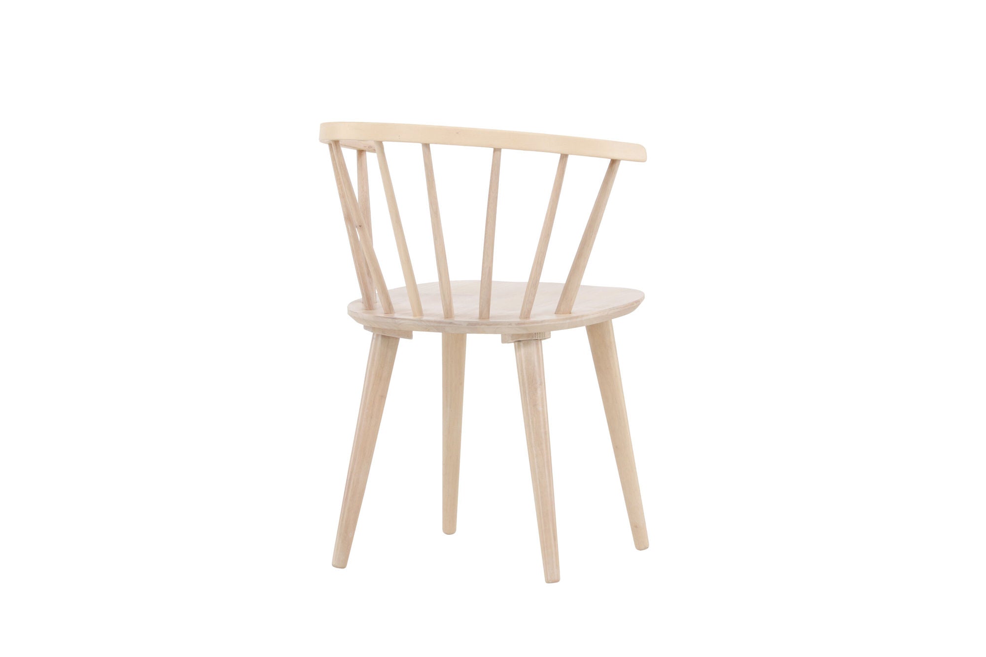 Venture Home Bobby Spisebordsstol 2-pack - Whitewash / Whitewash Solid Rubber Wood